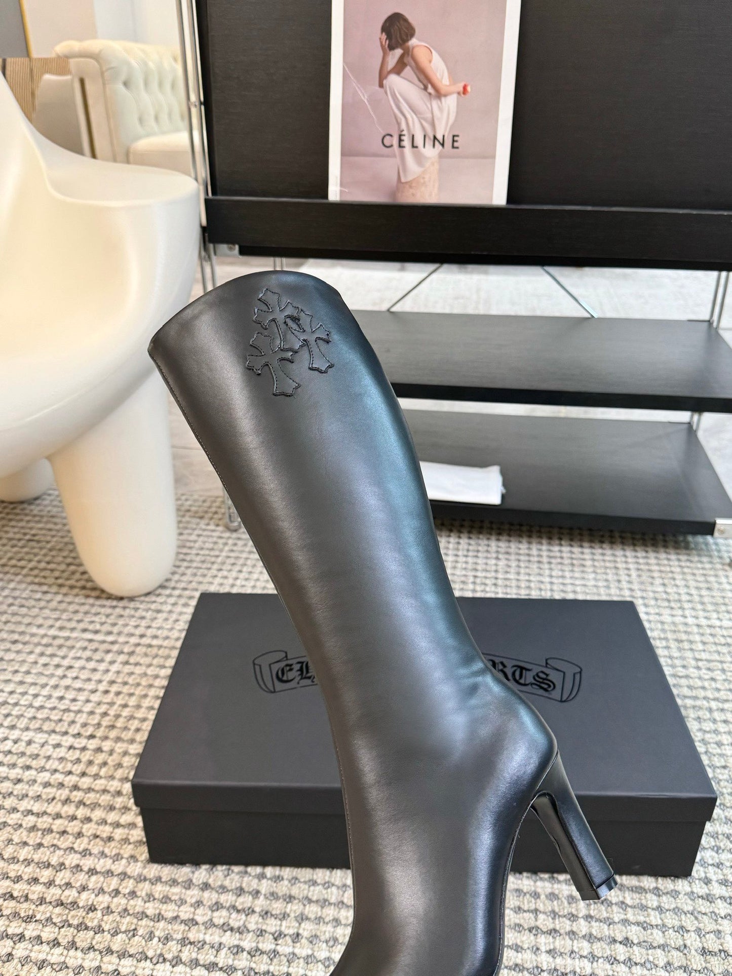 Chrome 25ss leather boots