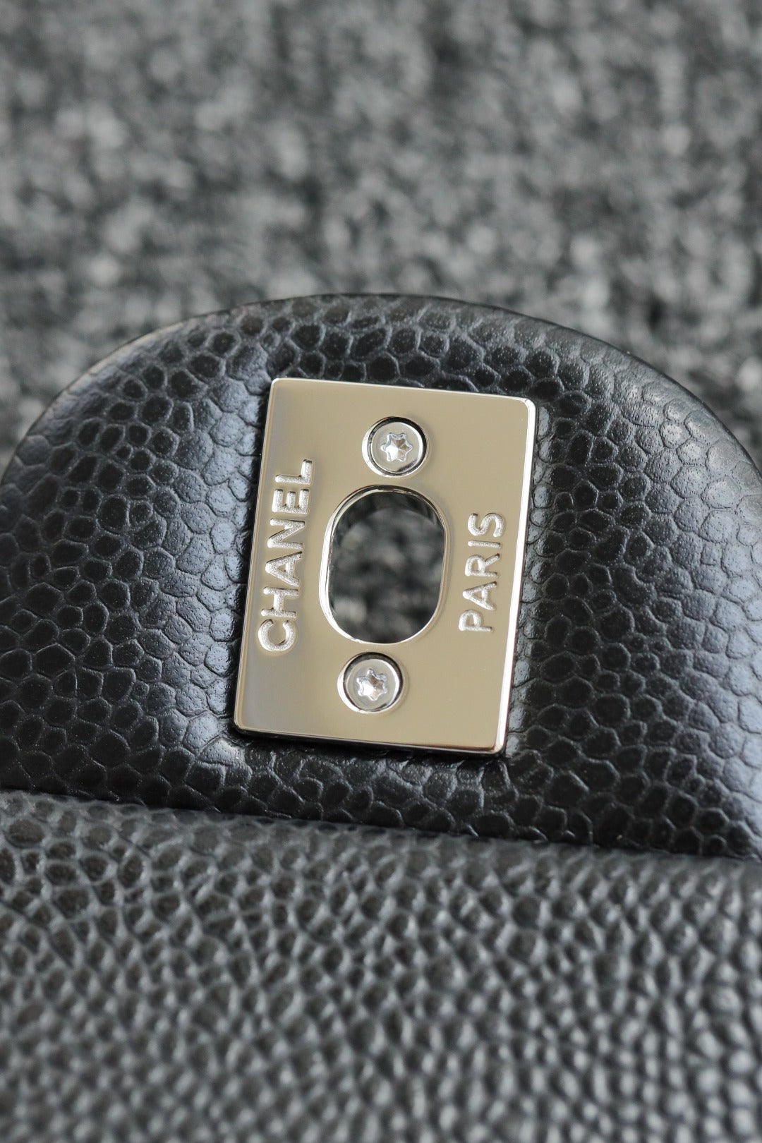 CH MINI CLASSIC HANDBAG 20 Grained Calfskin Black