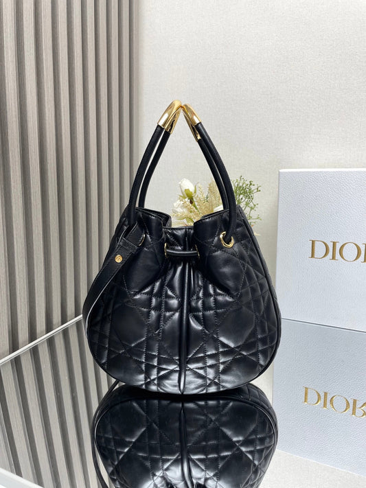DO Medium Nolita Bag Black Macrocannage Lambskin