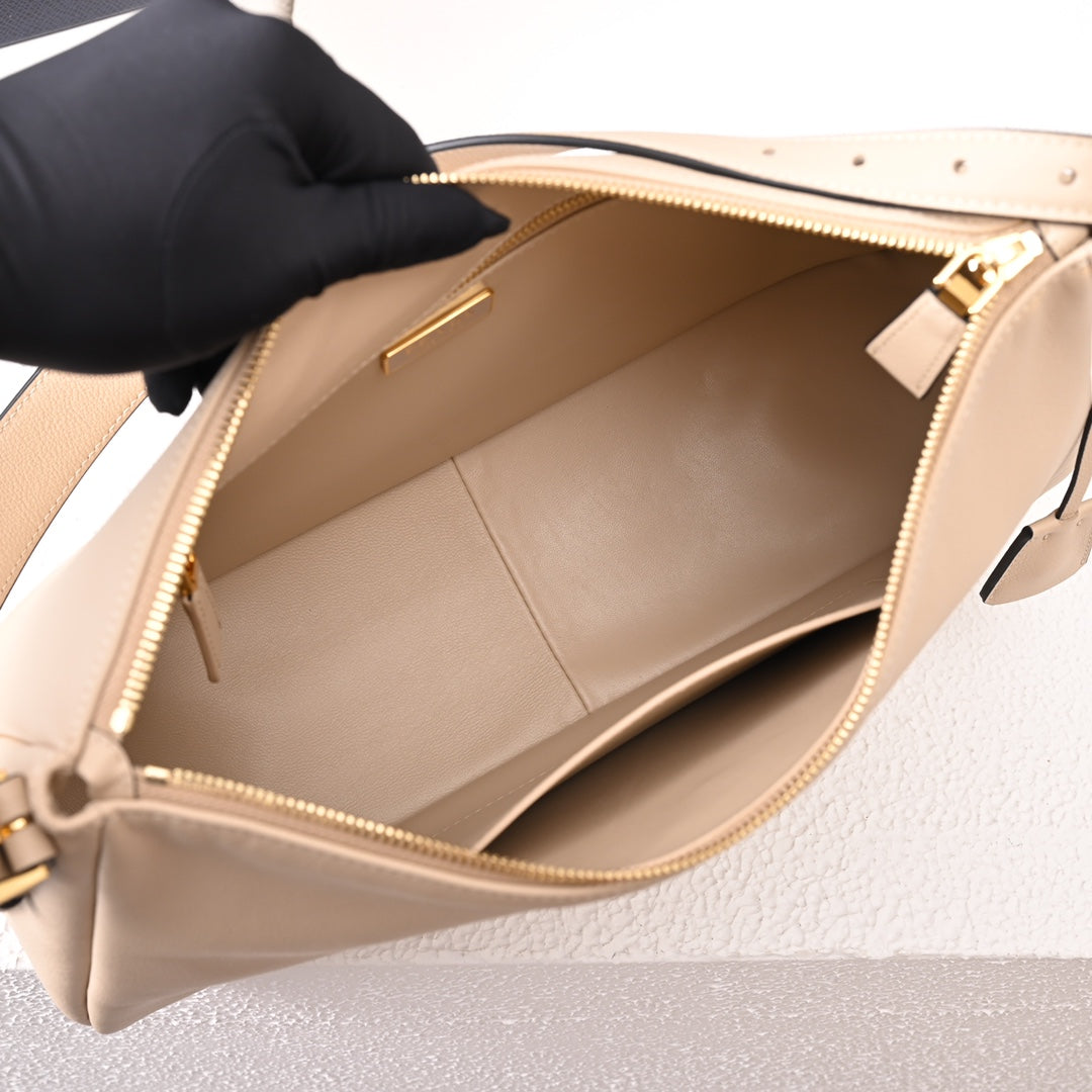PD Aimée large leather shoulder bag
