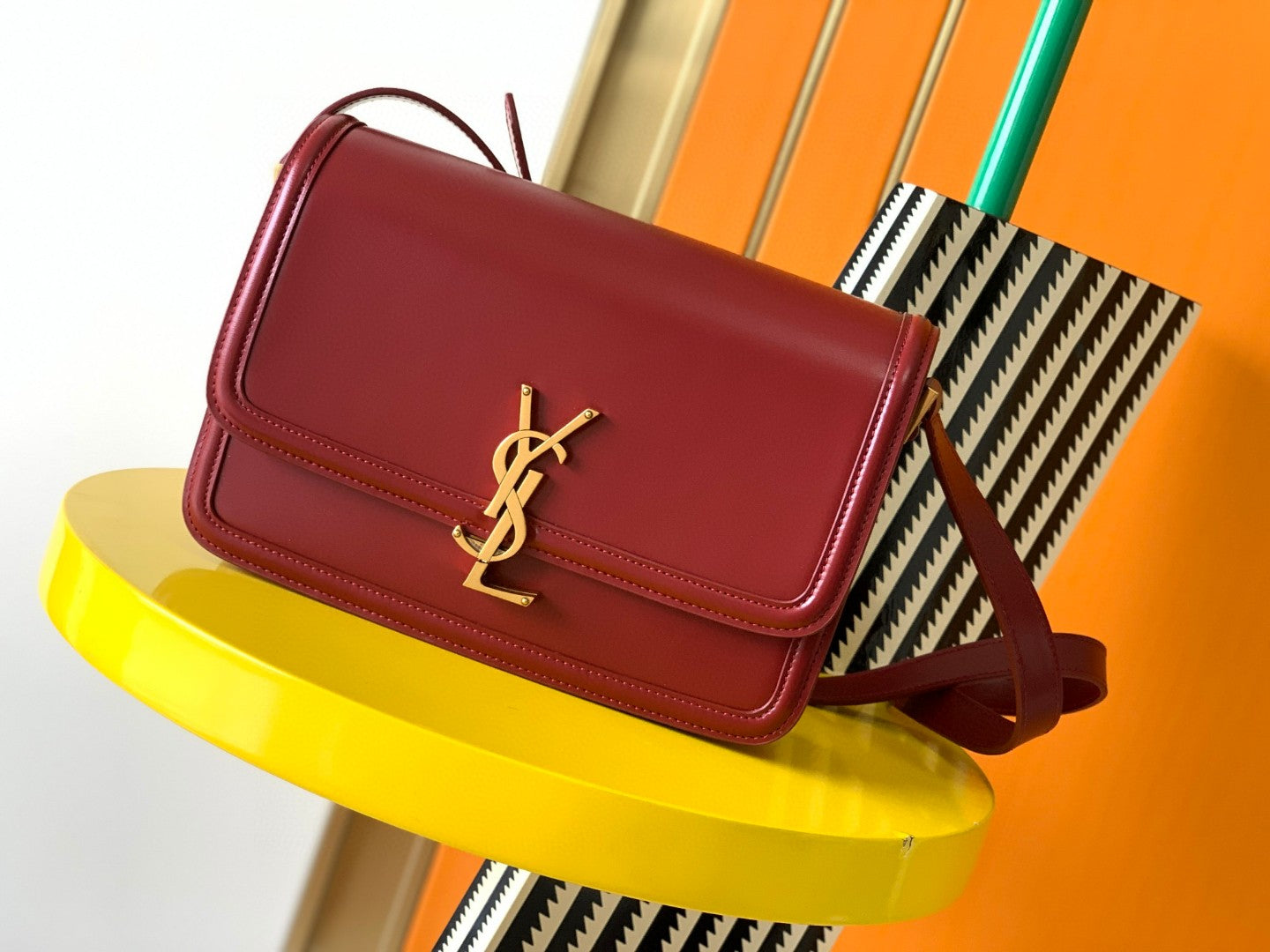 YL SOLFERINO MEDIUM SATCHEL IN BOX SAINT LAURENT