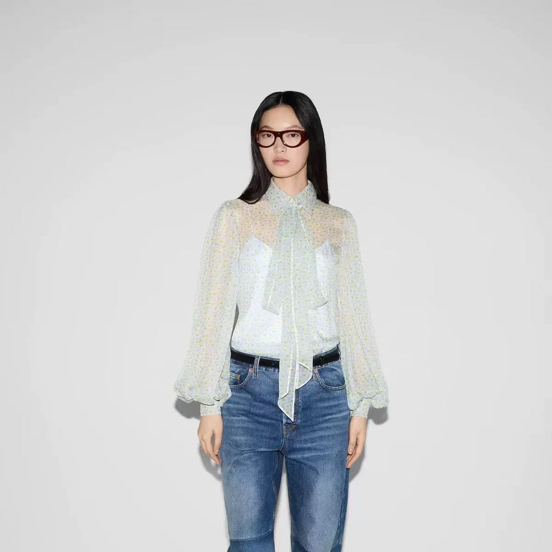 g 25ss silk buttons shirt