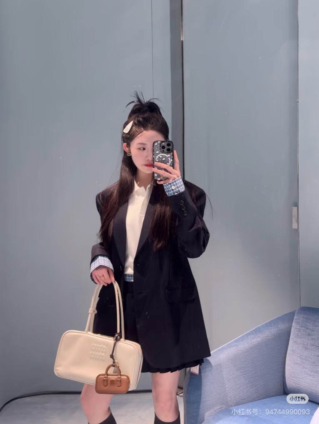 M 25SS wool blazer