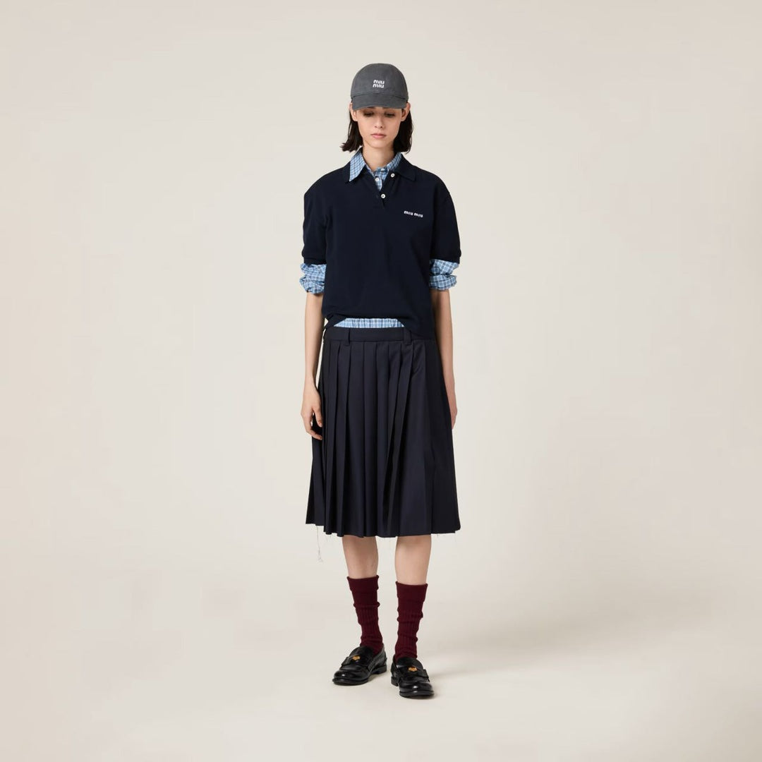 M 25SS pleated skirt