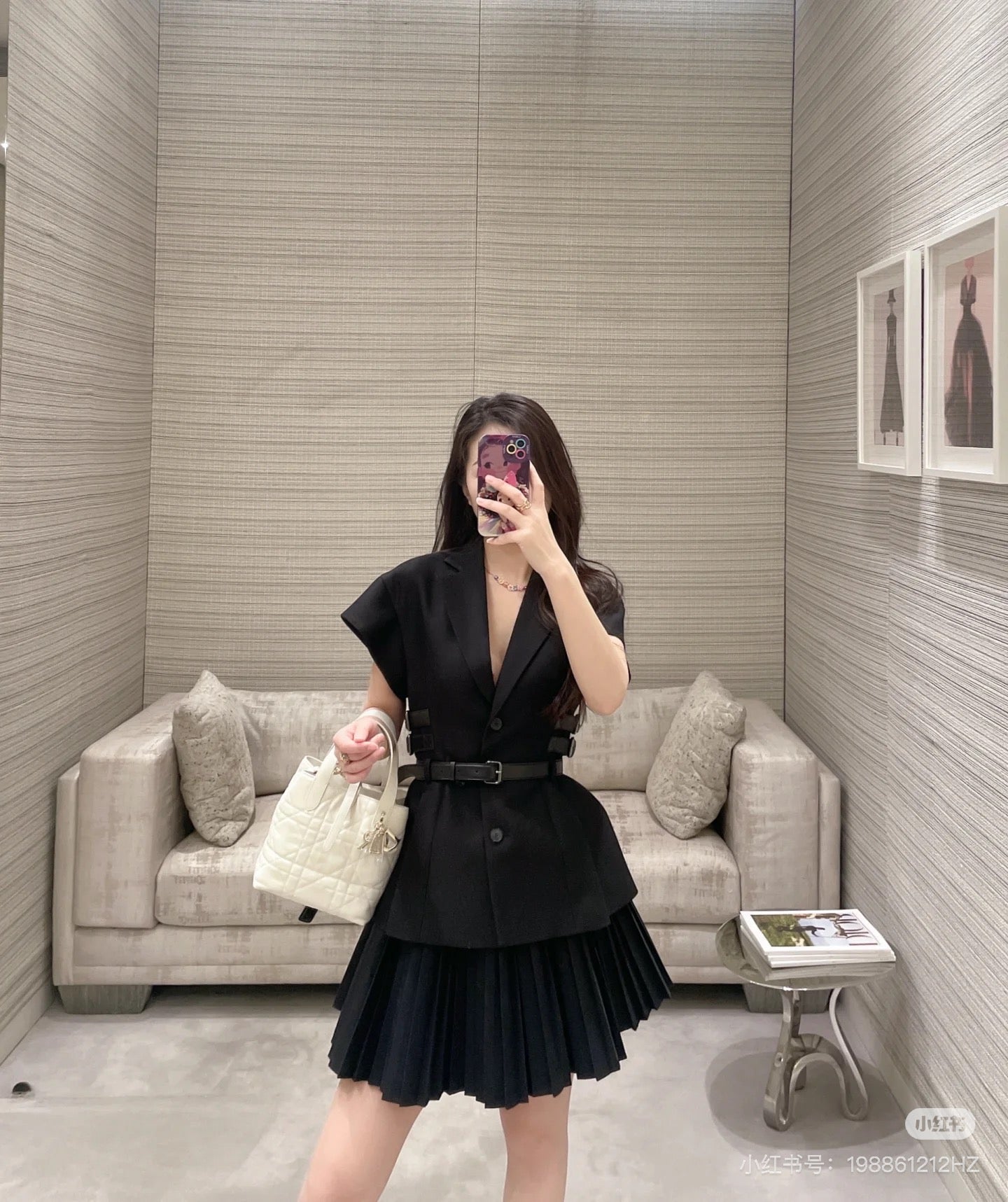 D 25ss sleeveless blazer
