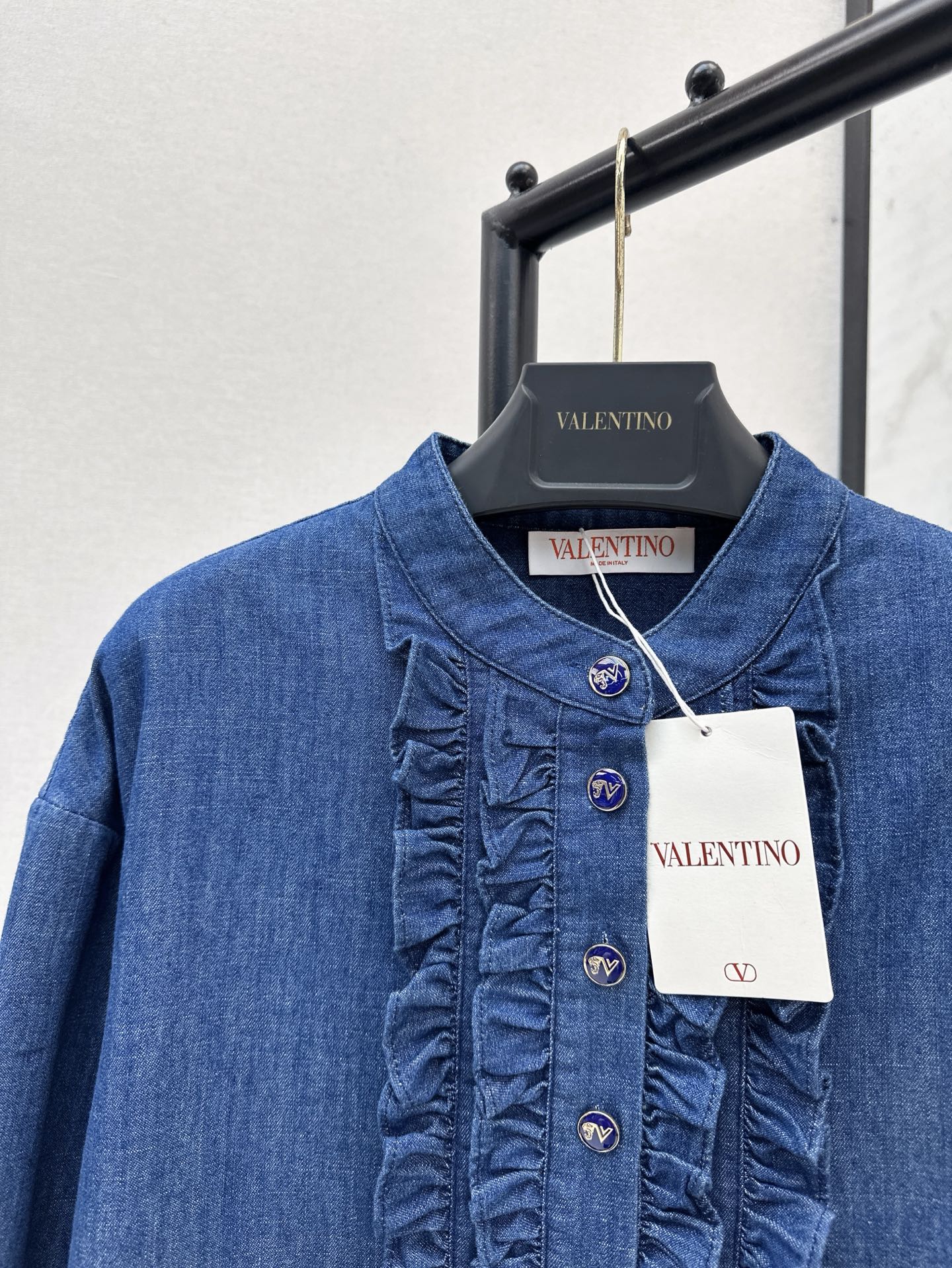 val 25ss denim shirt
