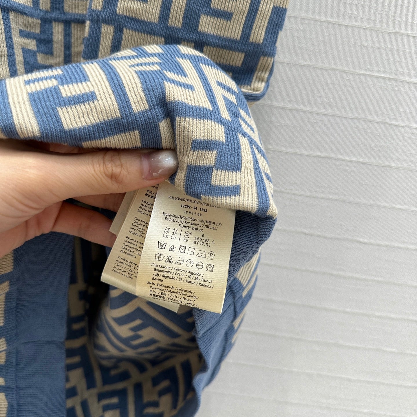 Fe 25ss jacquard knitted dress
