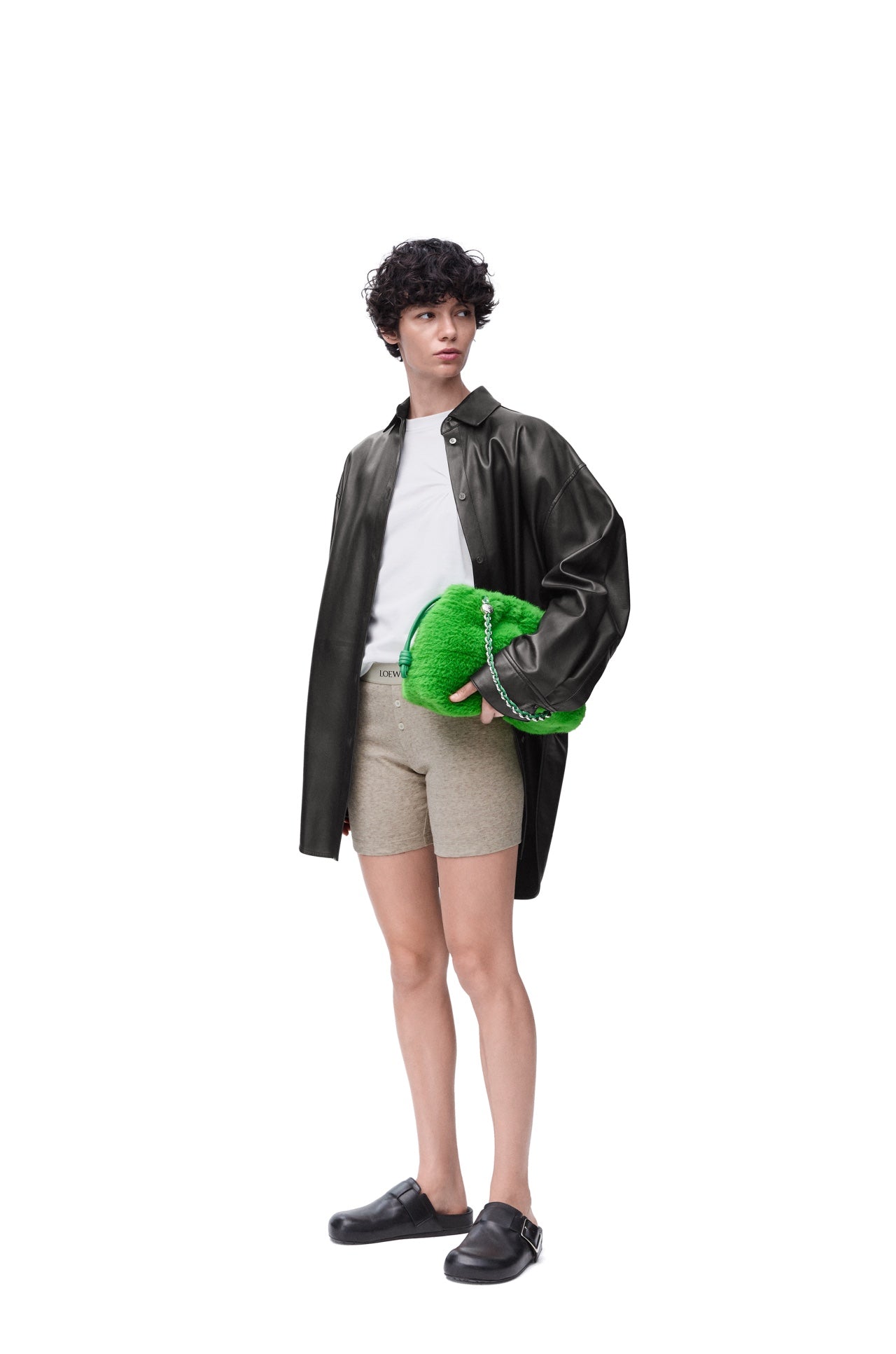 Lo 24fw leather jacket
