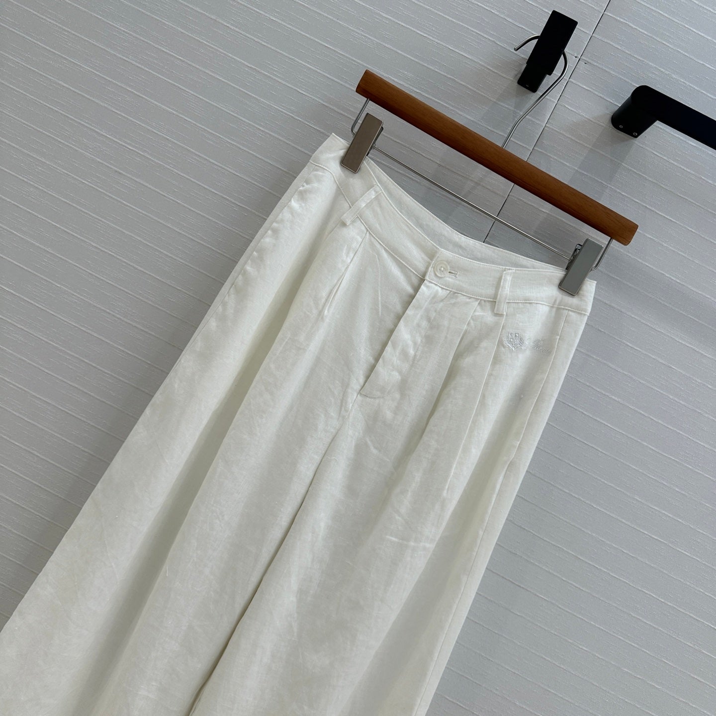 Lo 25ss linen wide leg pants