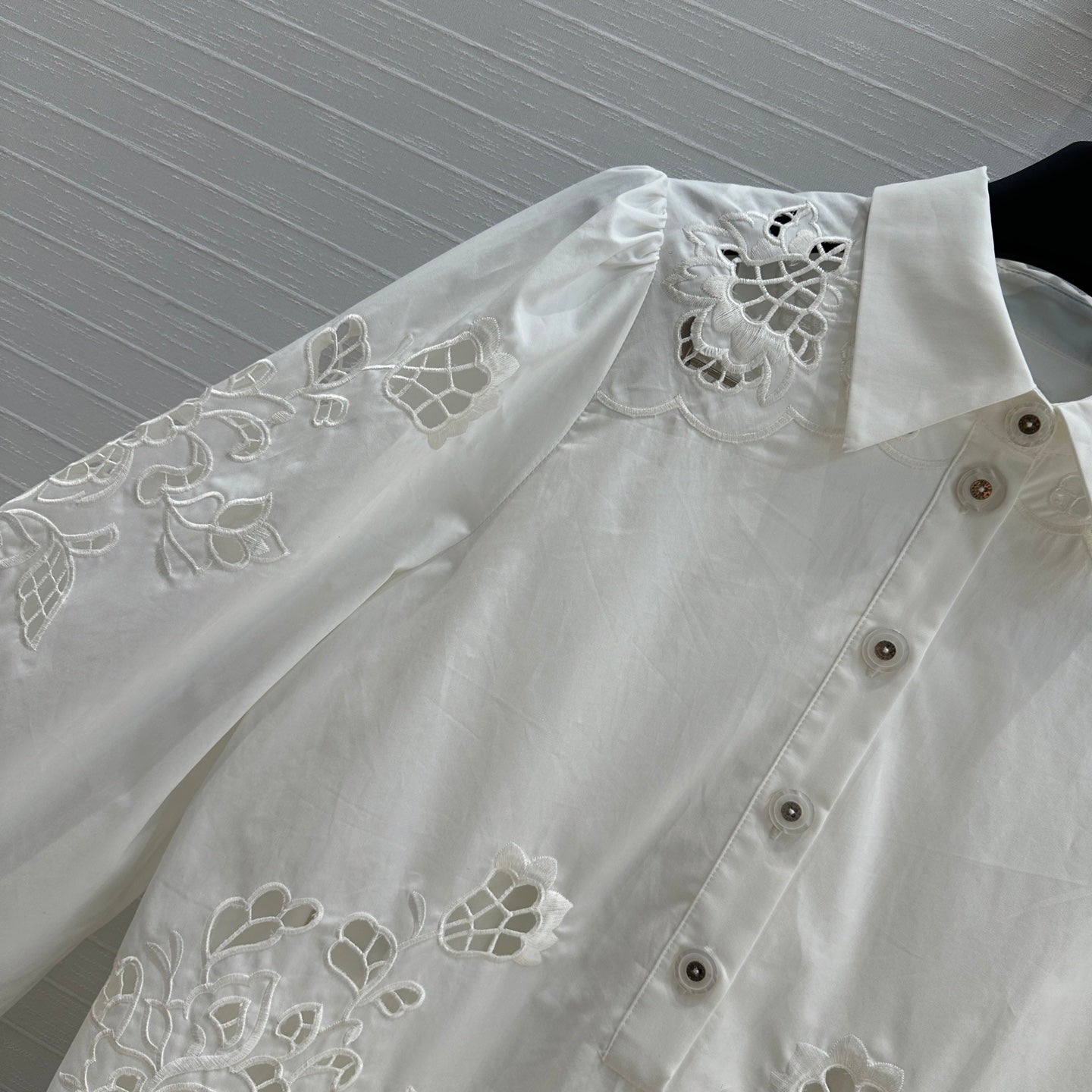 Do 25ss hollow shirt dress
