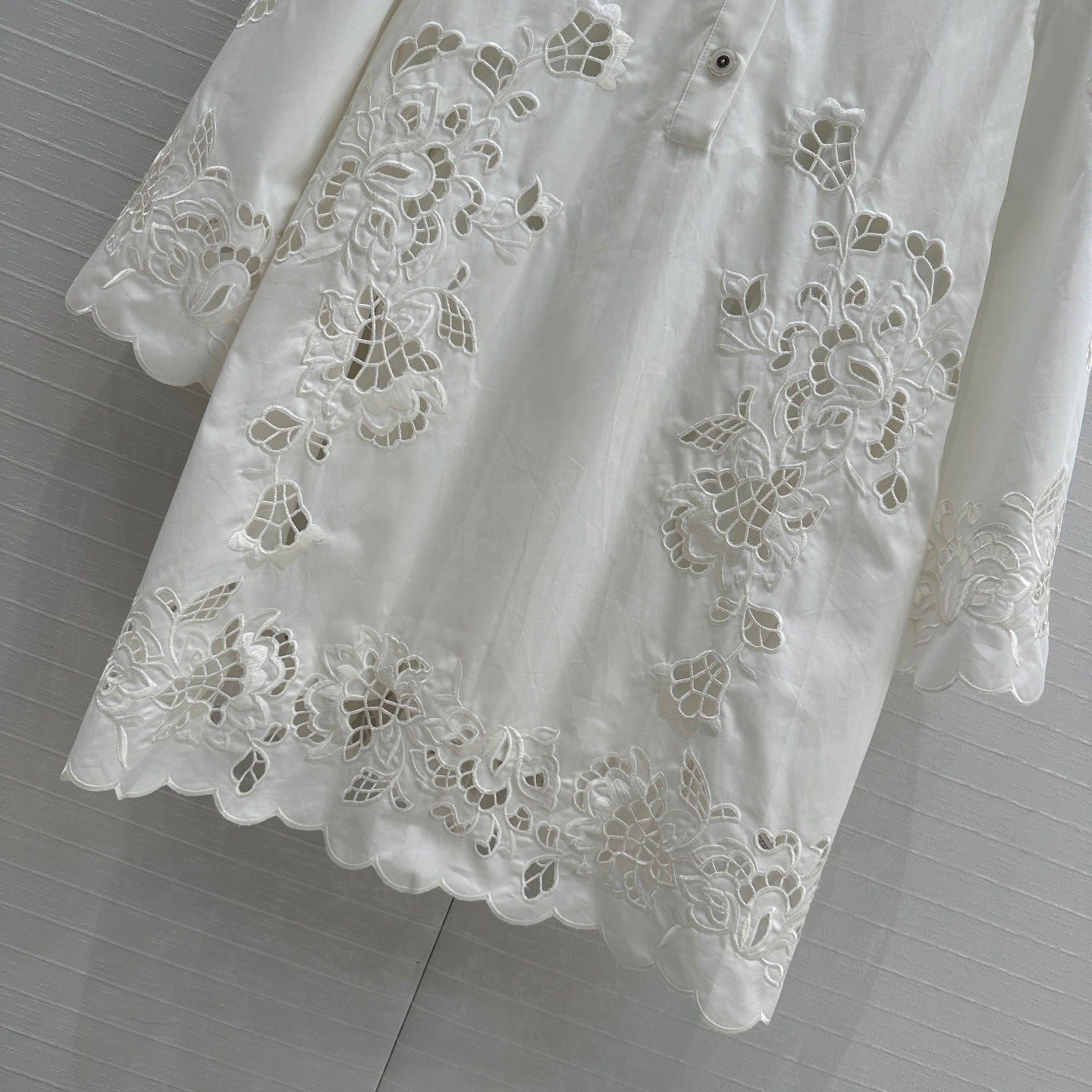 Do 25ss hollow shirt dress