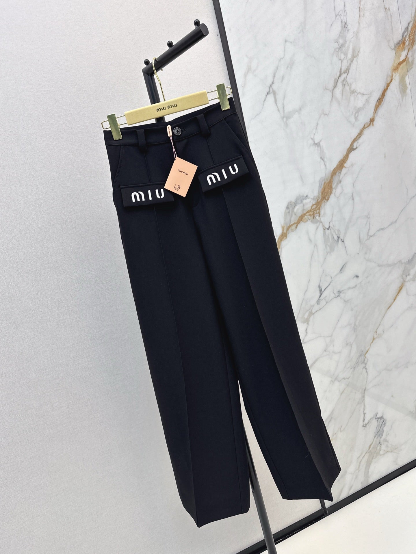 Mi 25ss embroidered pants