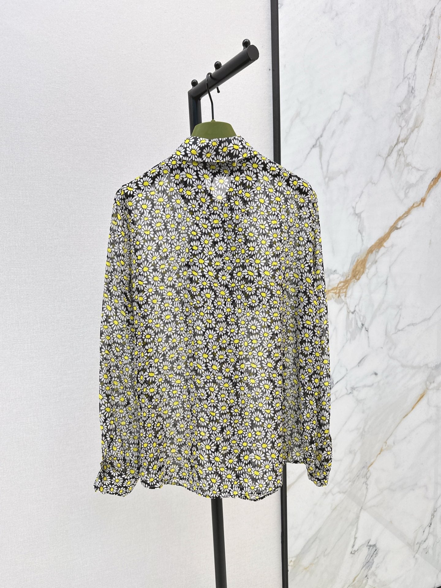 g 25ss Silk printed shirt