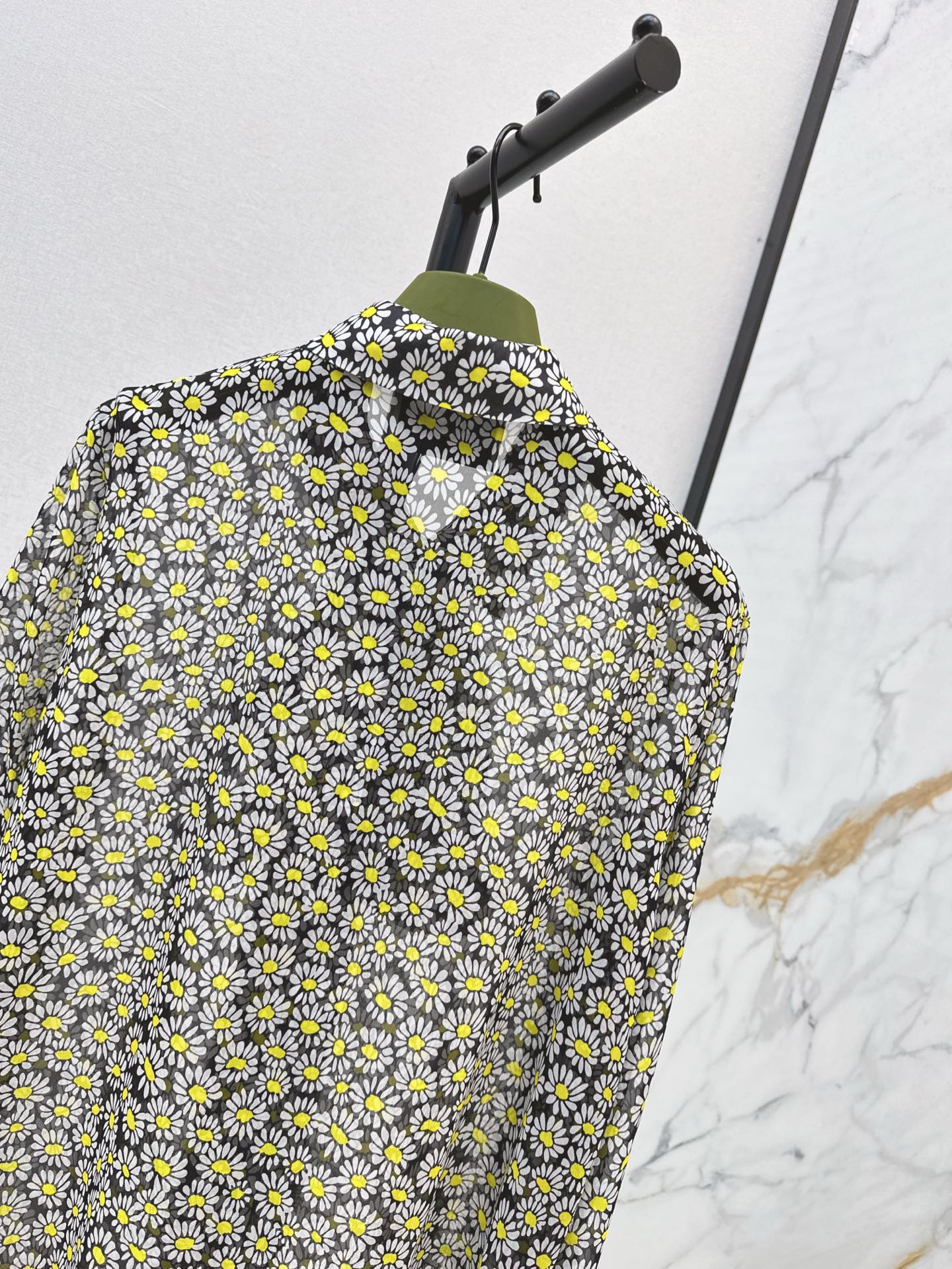 g 25ss Silk printed shirt