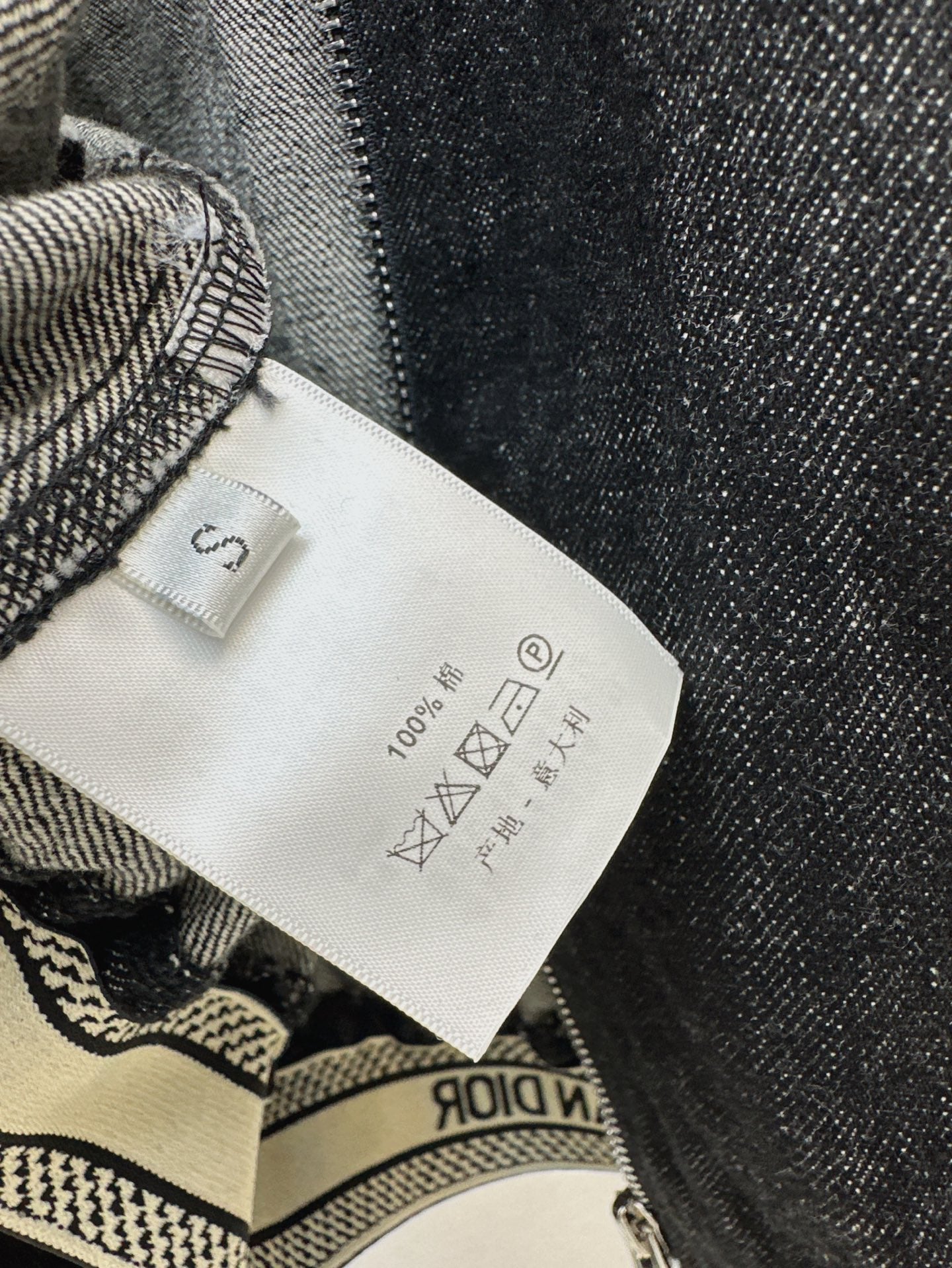 D 25ss hooded denim jacket
