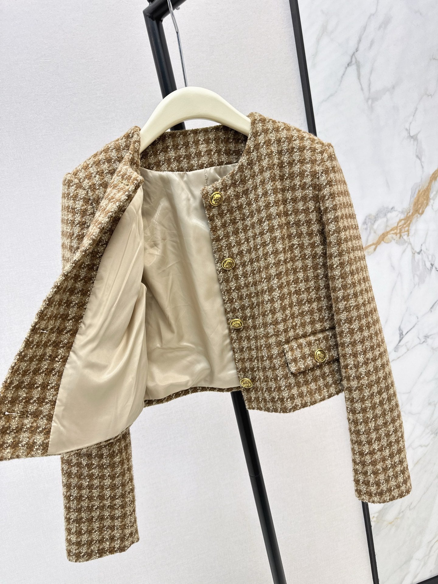 Jis 25ss houndstooth jacket