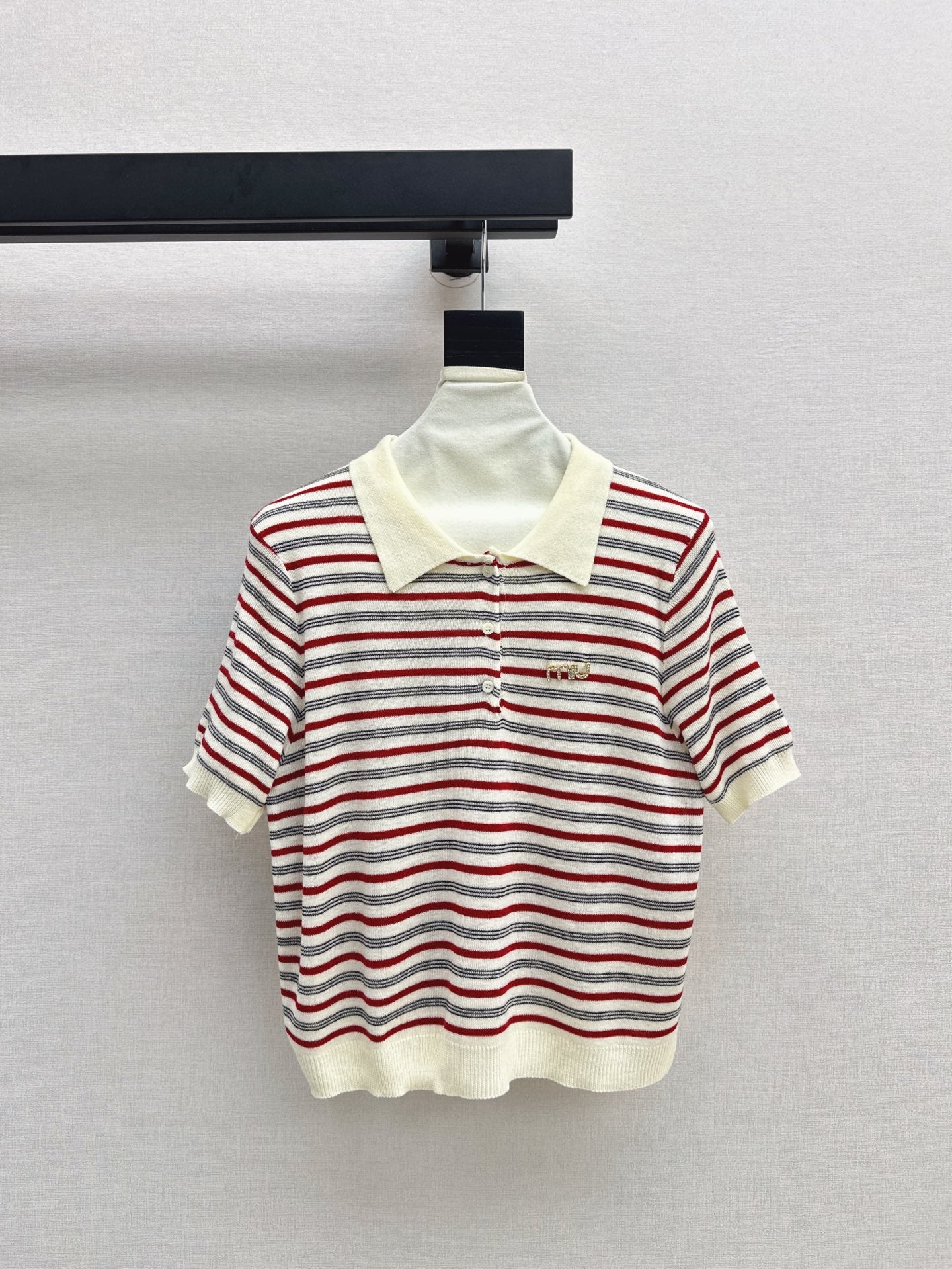 MI 25SS KNITTED WOOL POLO