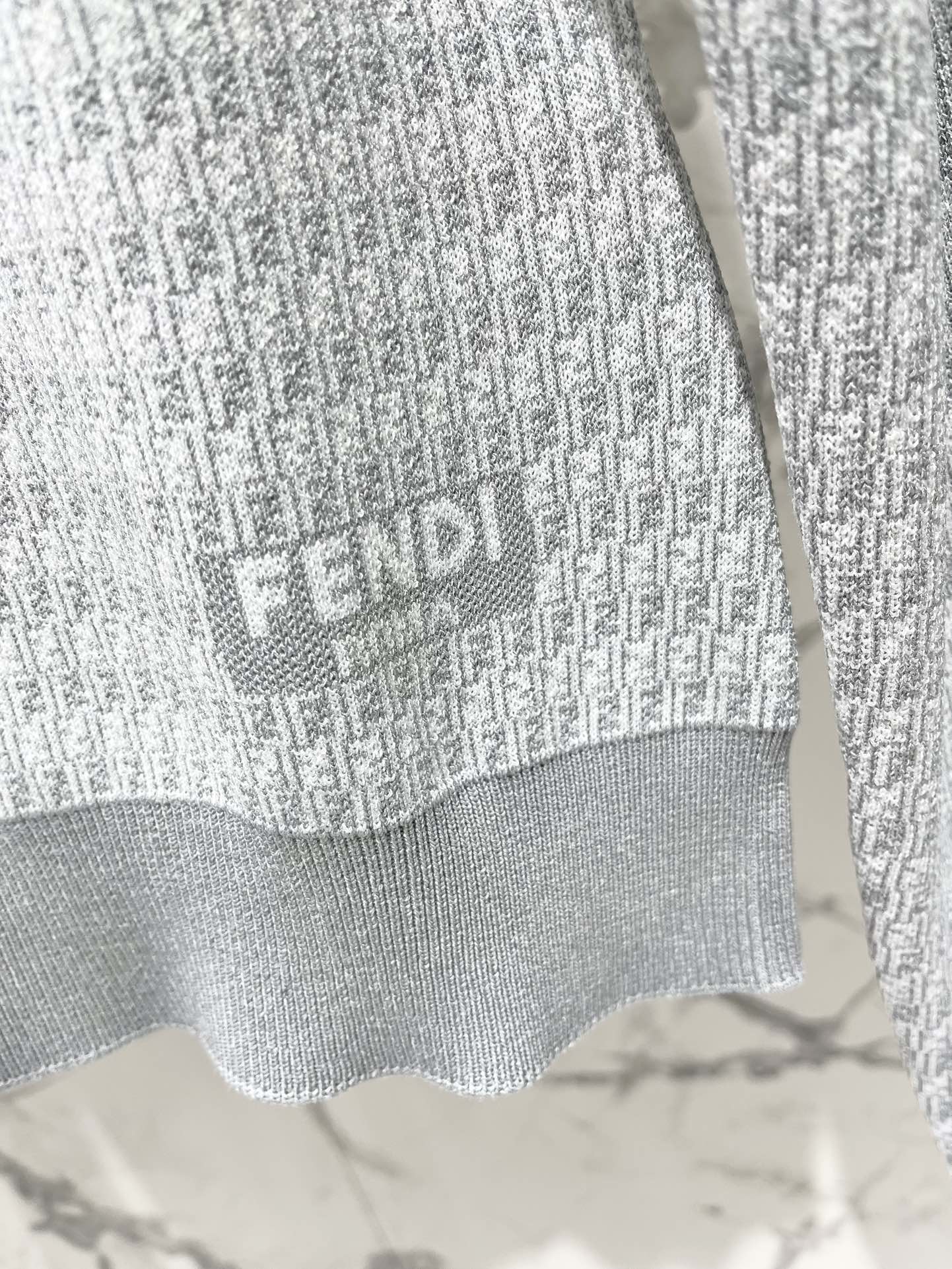 Fe 25ss jacquard knitted sweater