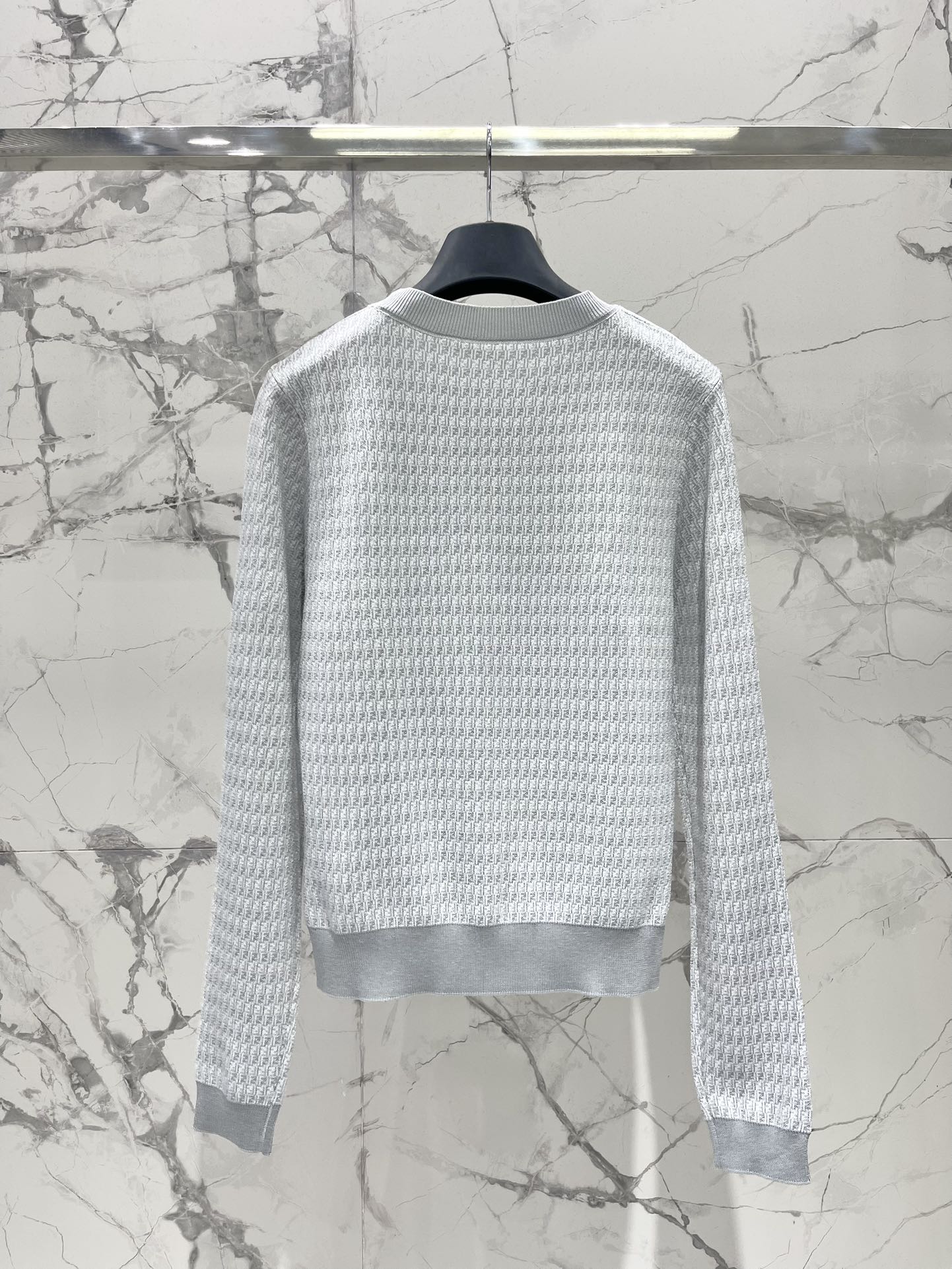 Fe 25ss jacquard knitted sweater