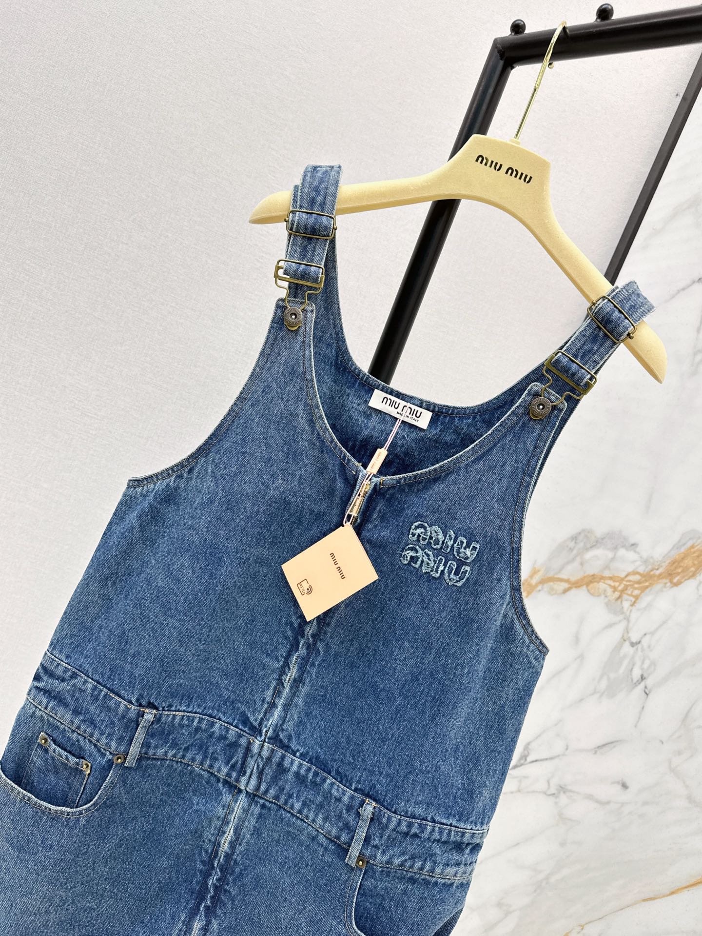 M 25SS denim overall