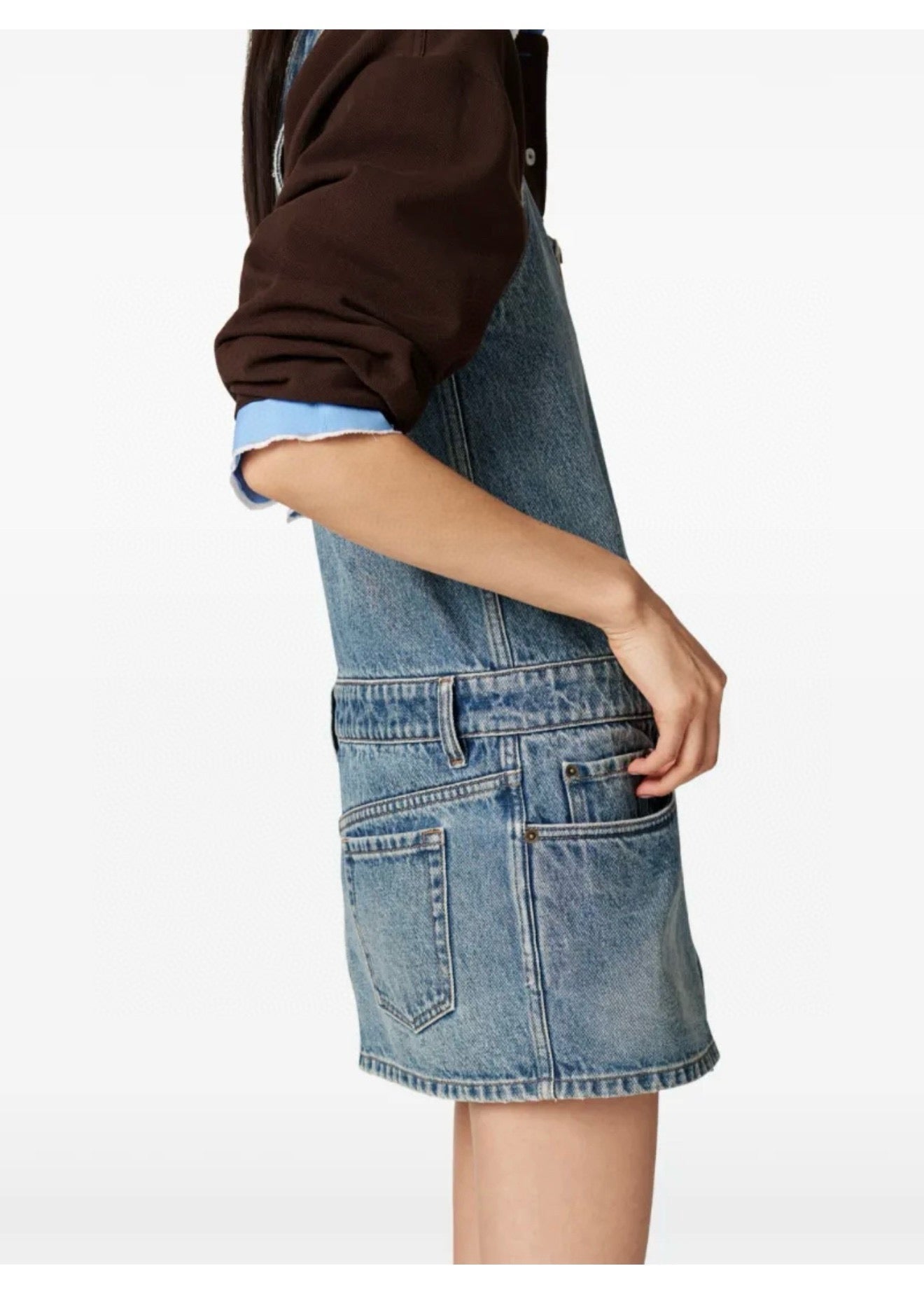 M 25SS denim overall