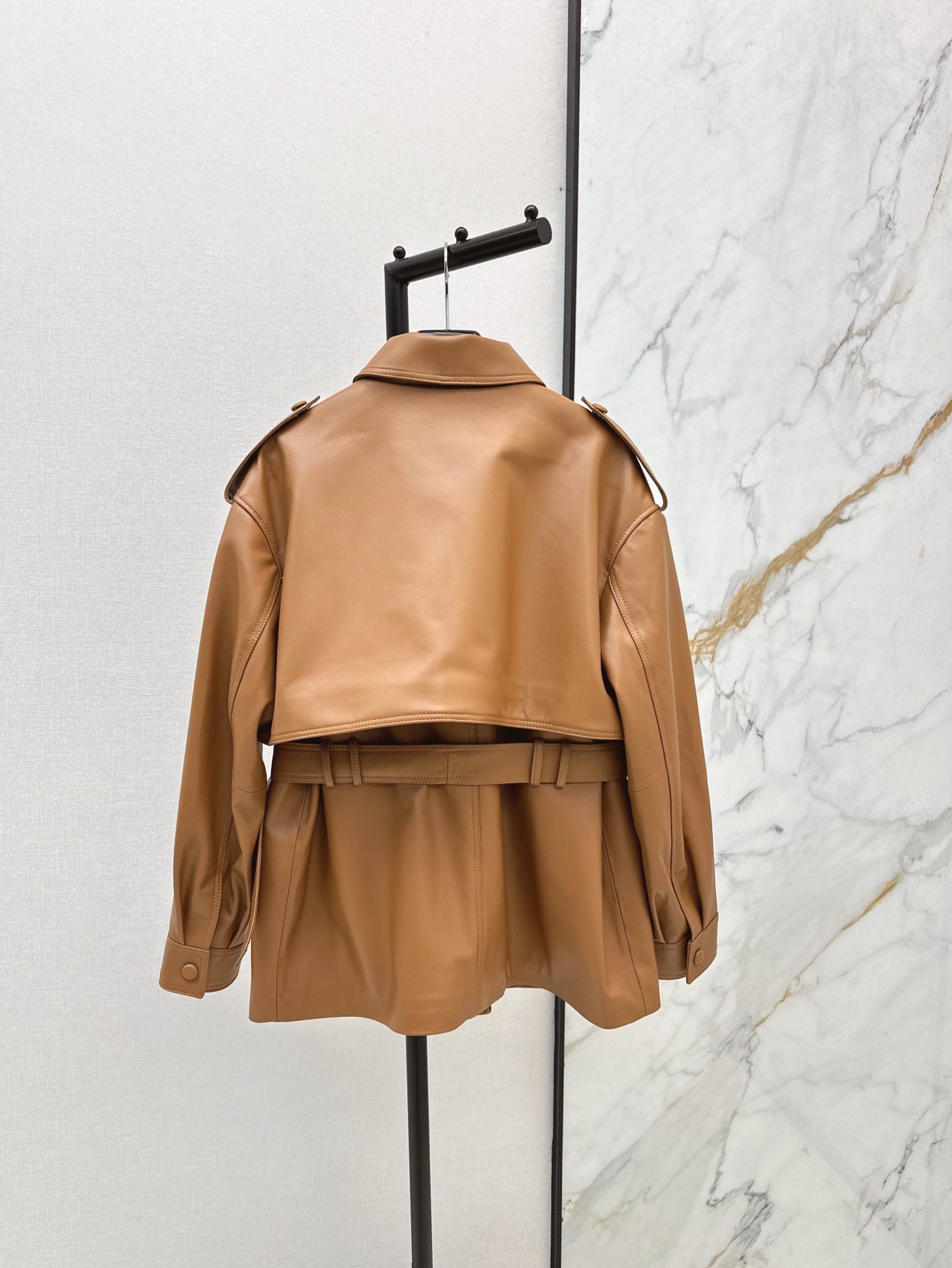 Sa 25ss leather jacket