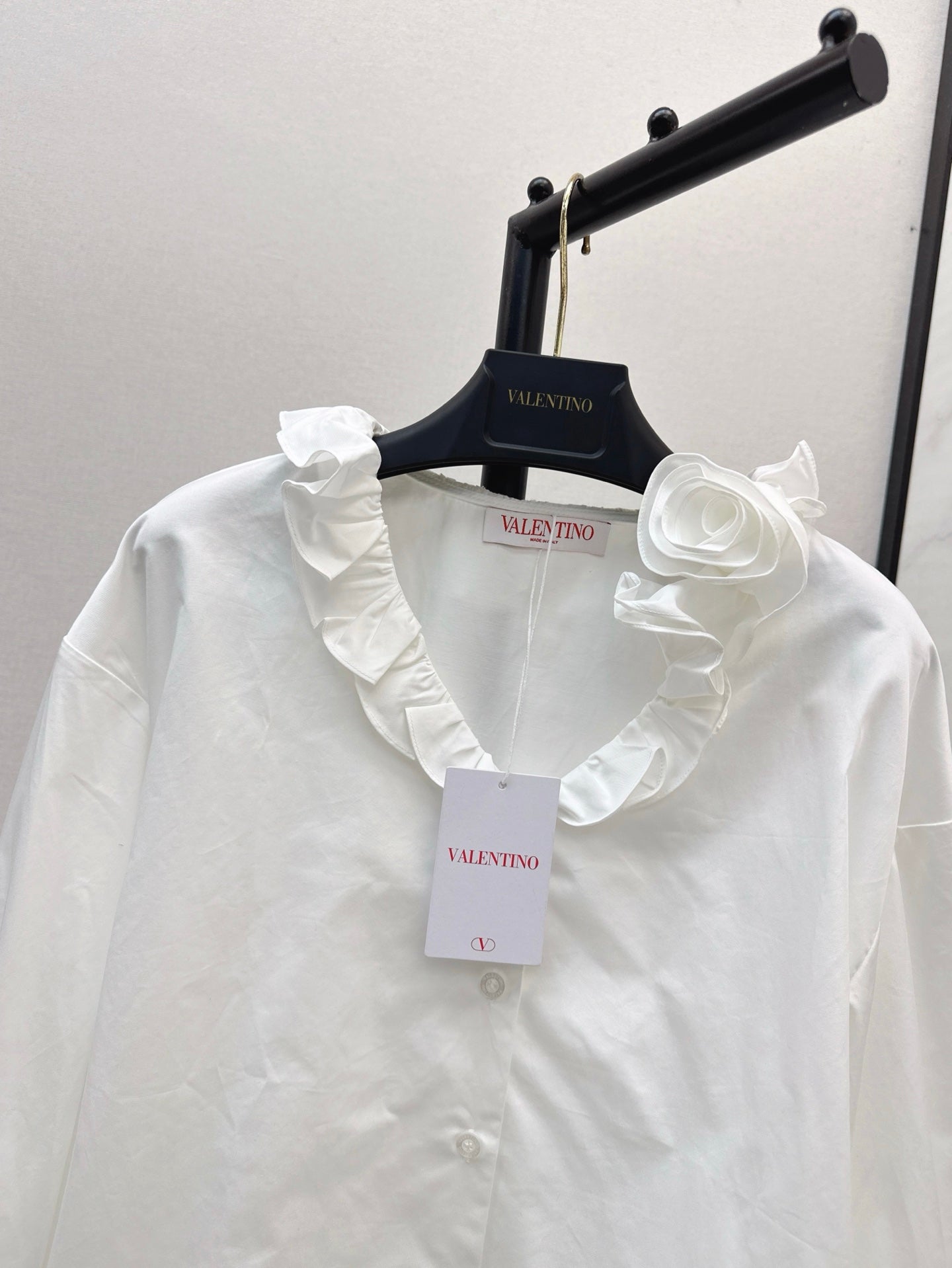 Val 25ss ruffle shirt