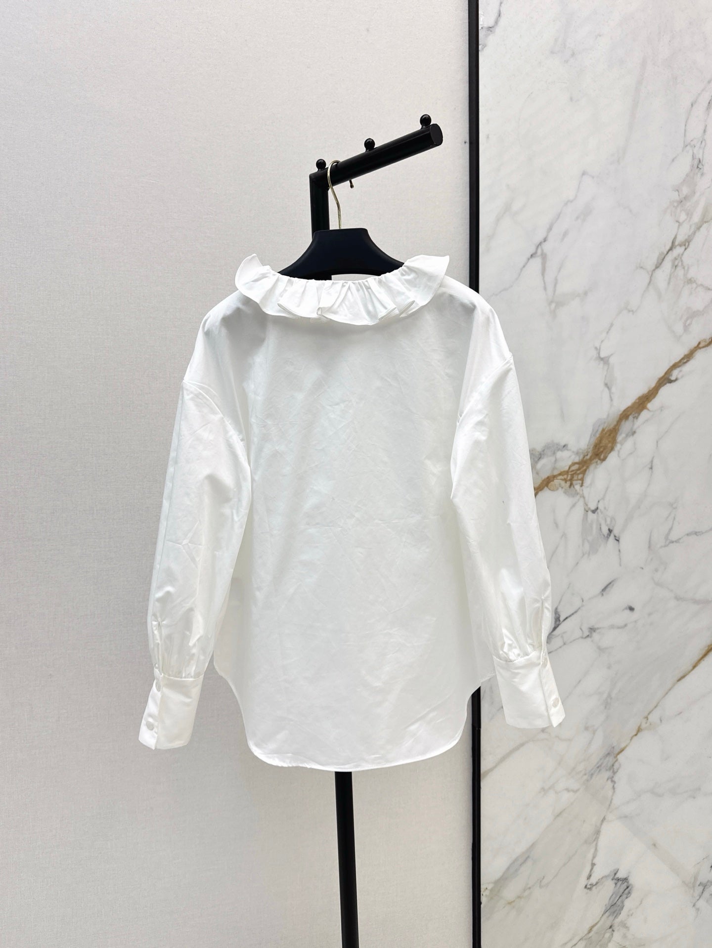 Val 25ss ruffle shirt