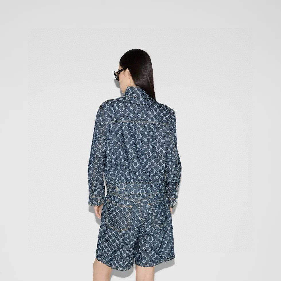 G 25ss jacquard denim jacket