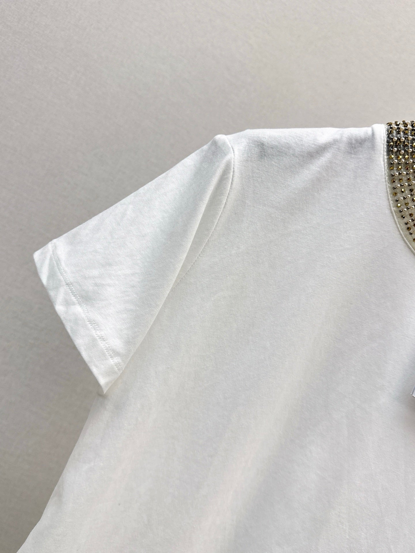 D 25ss beaded t-shirt