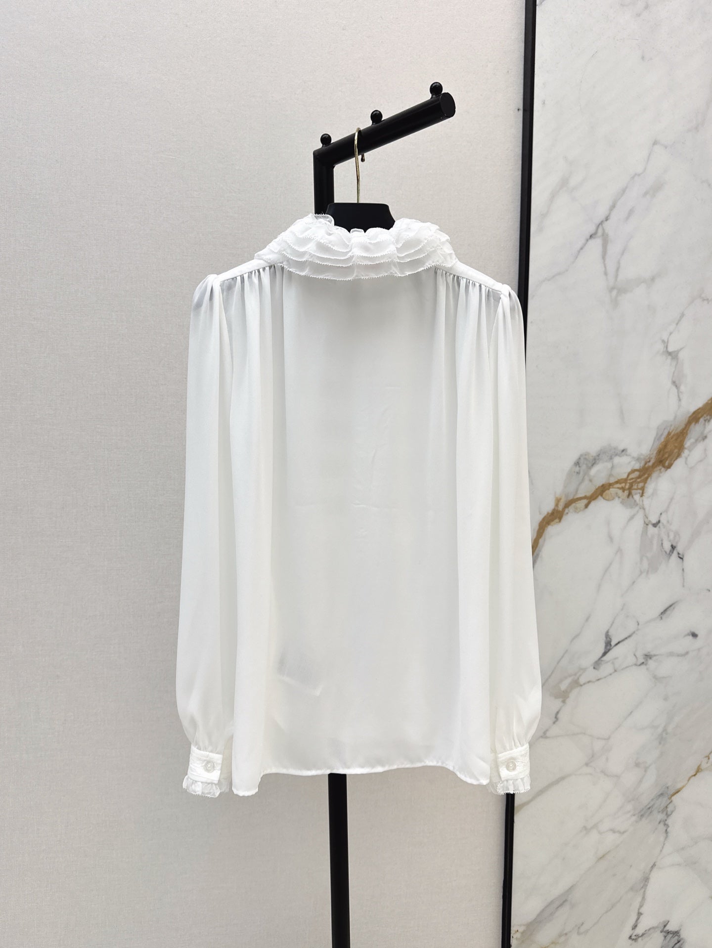 Val 25ss ruffle shirt