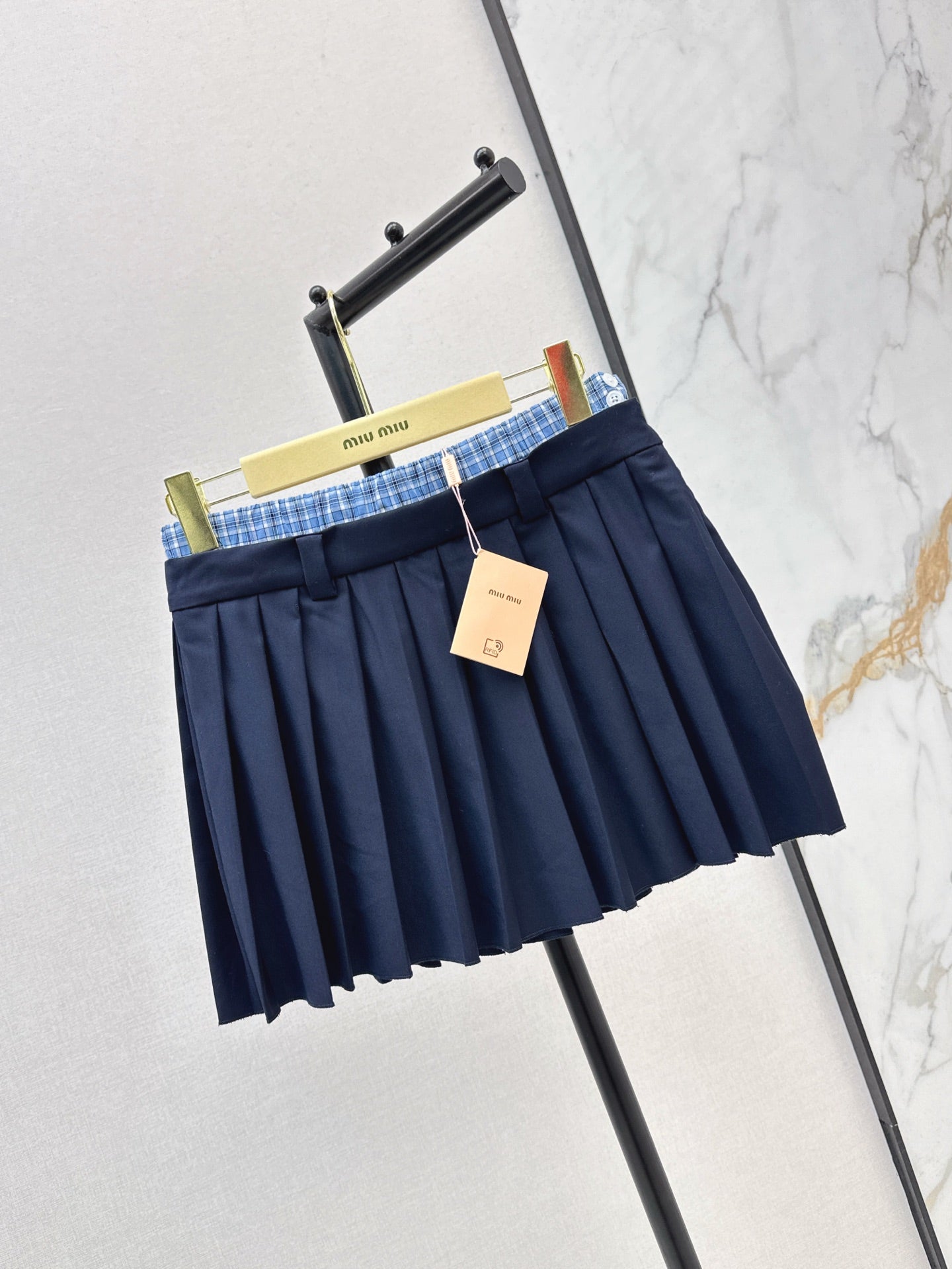 M 25ss pleated skirt