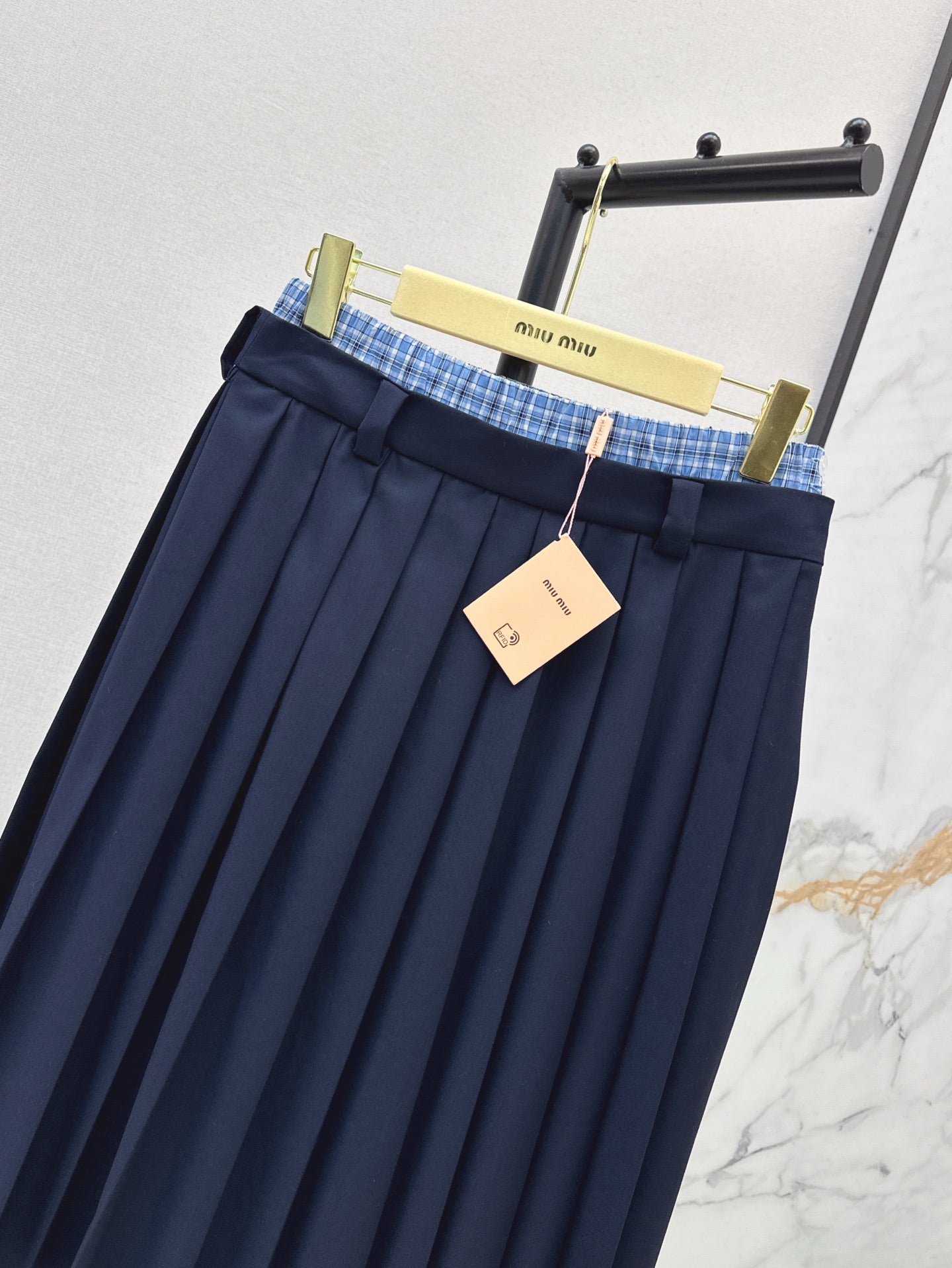 M 25ss pleated skirt