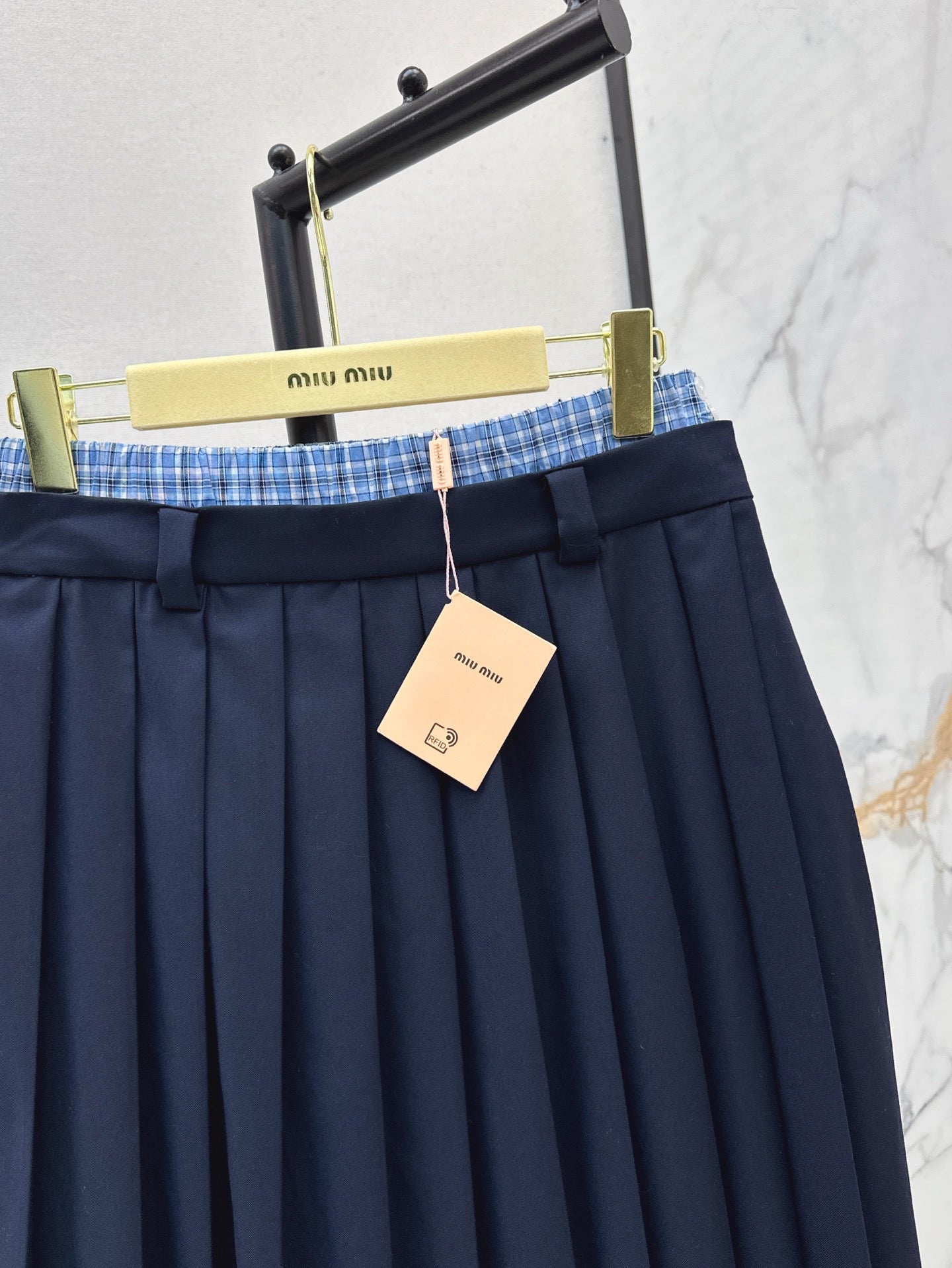 M 25ss pleated skirt