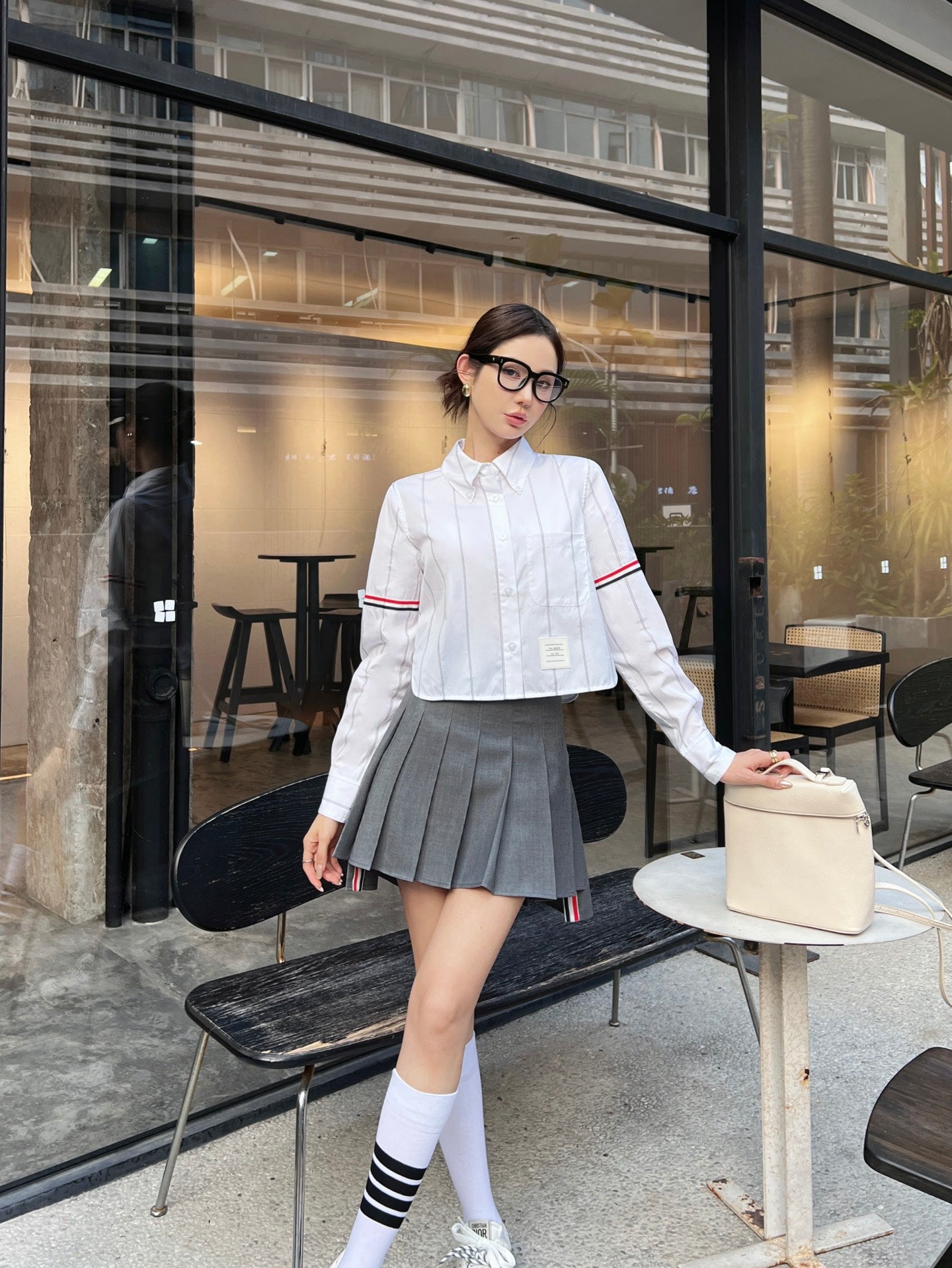 Th 25ss ruffle skirt