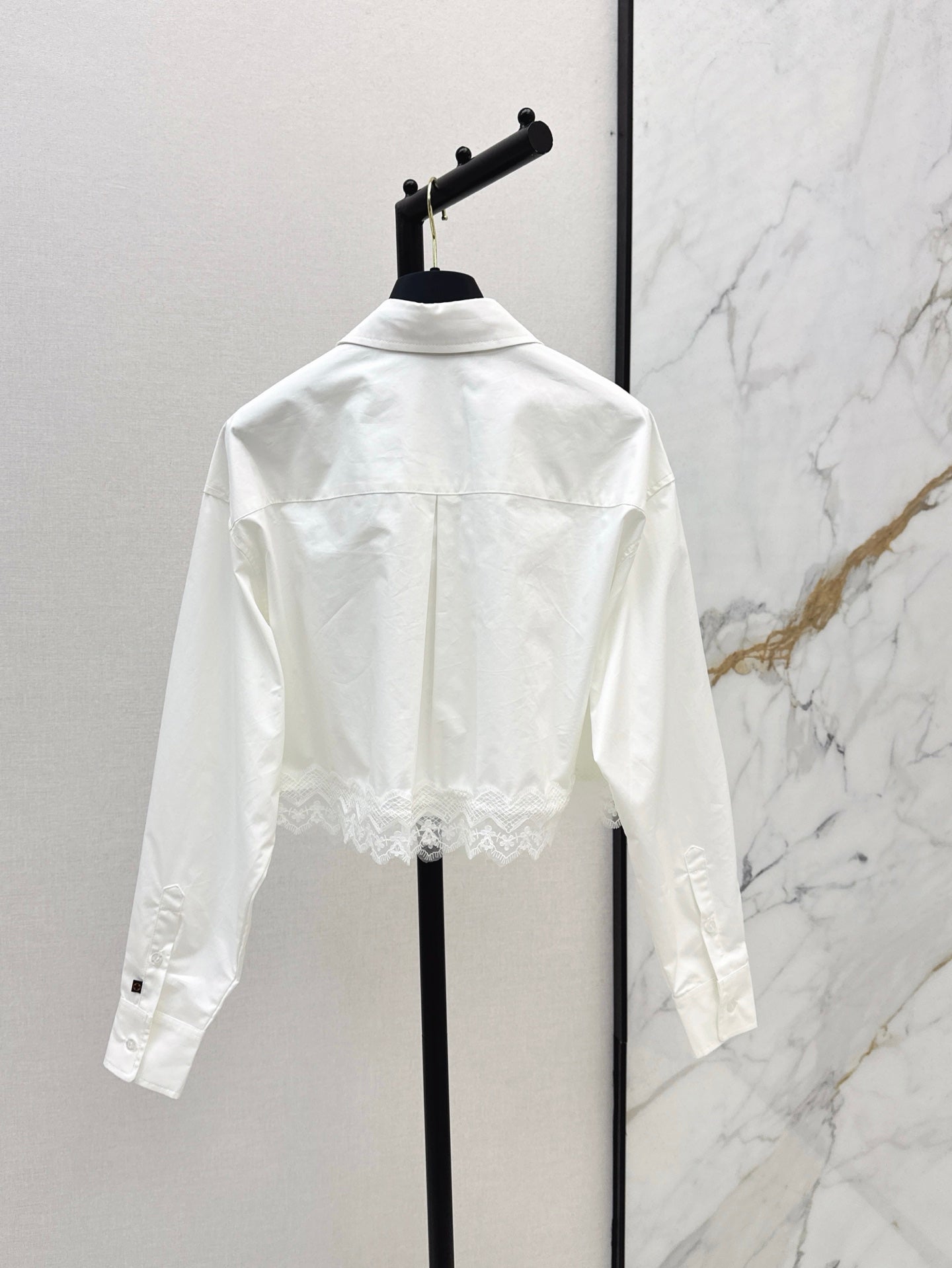 L 25ss lace shirt