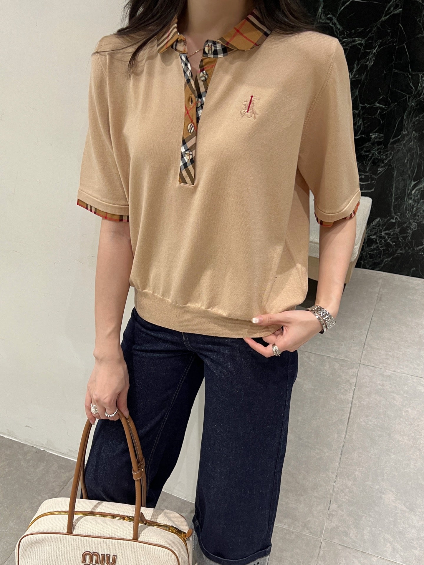BU 25SS KNITTED POLO