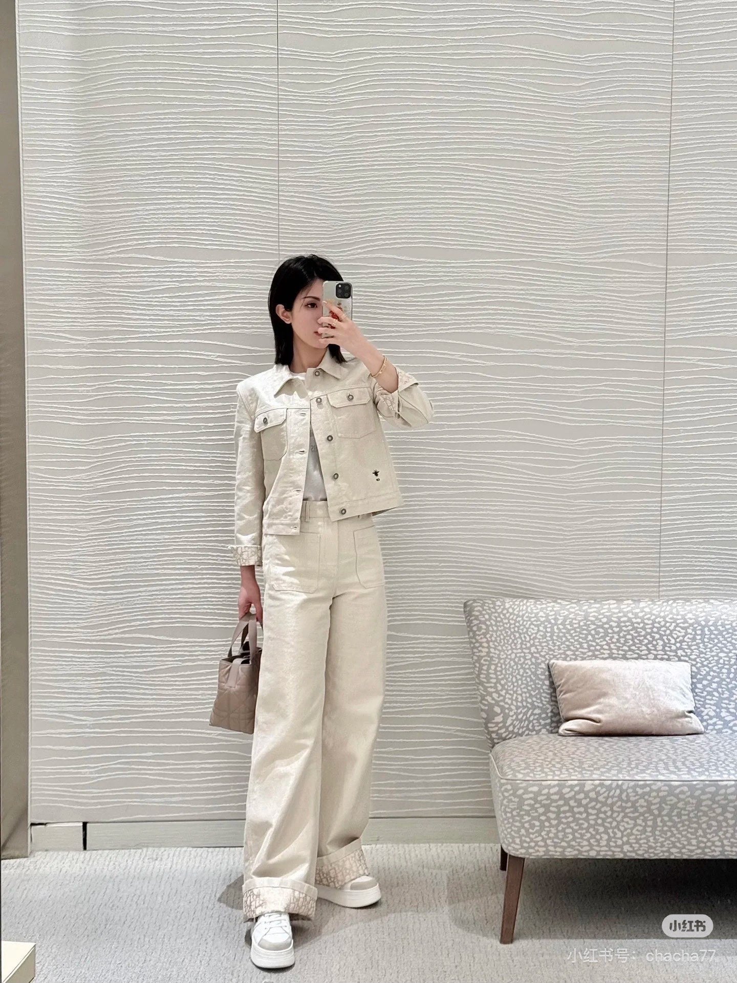 D 25ss miss denim jacket