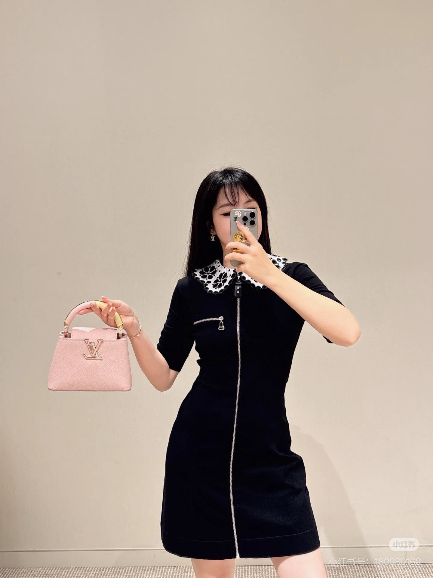 L 25ss zipper dress