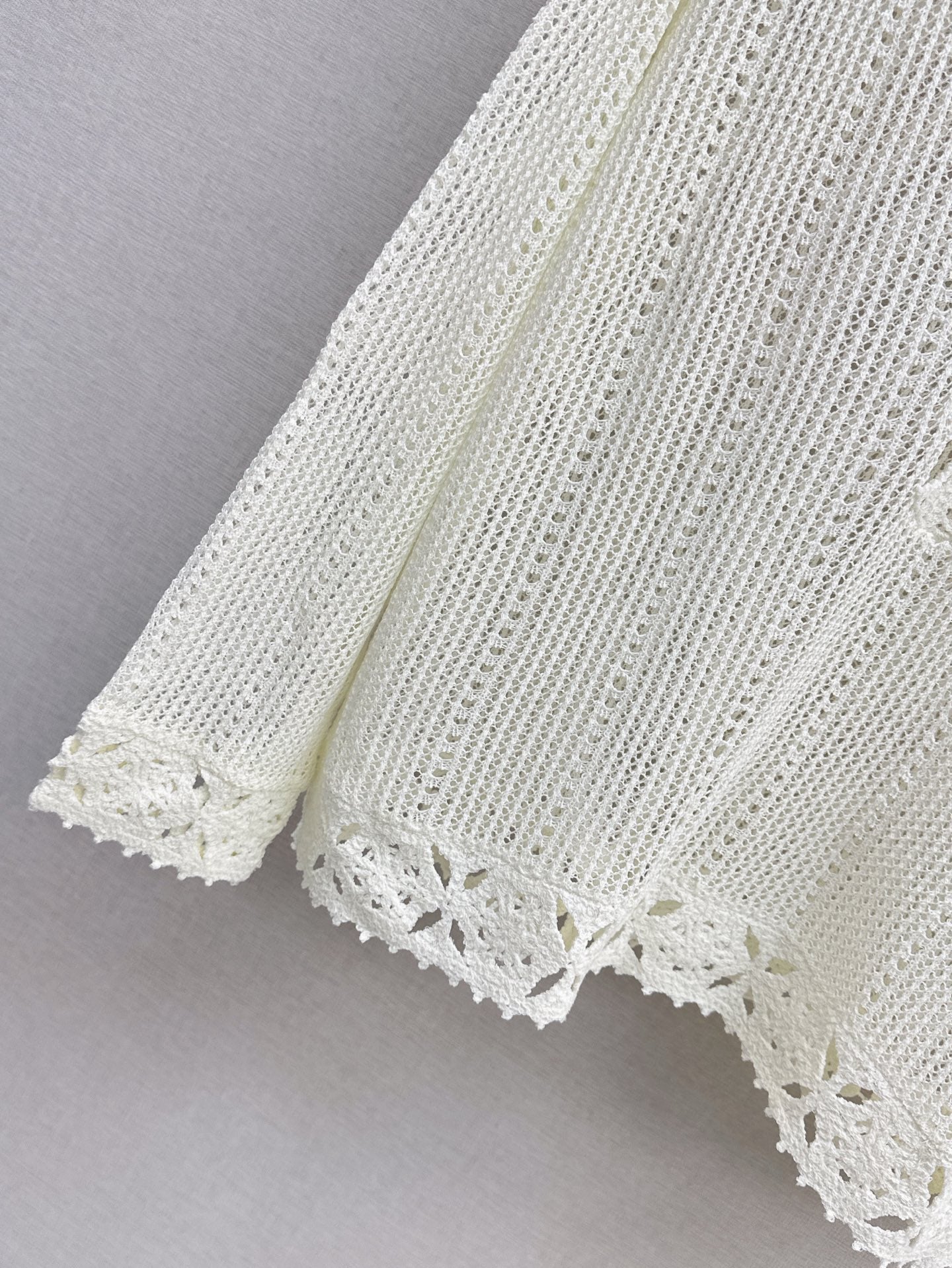 Ce 25ss hollow knitted shirt