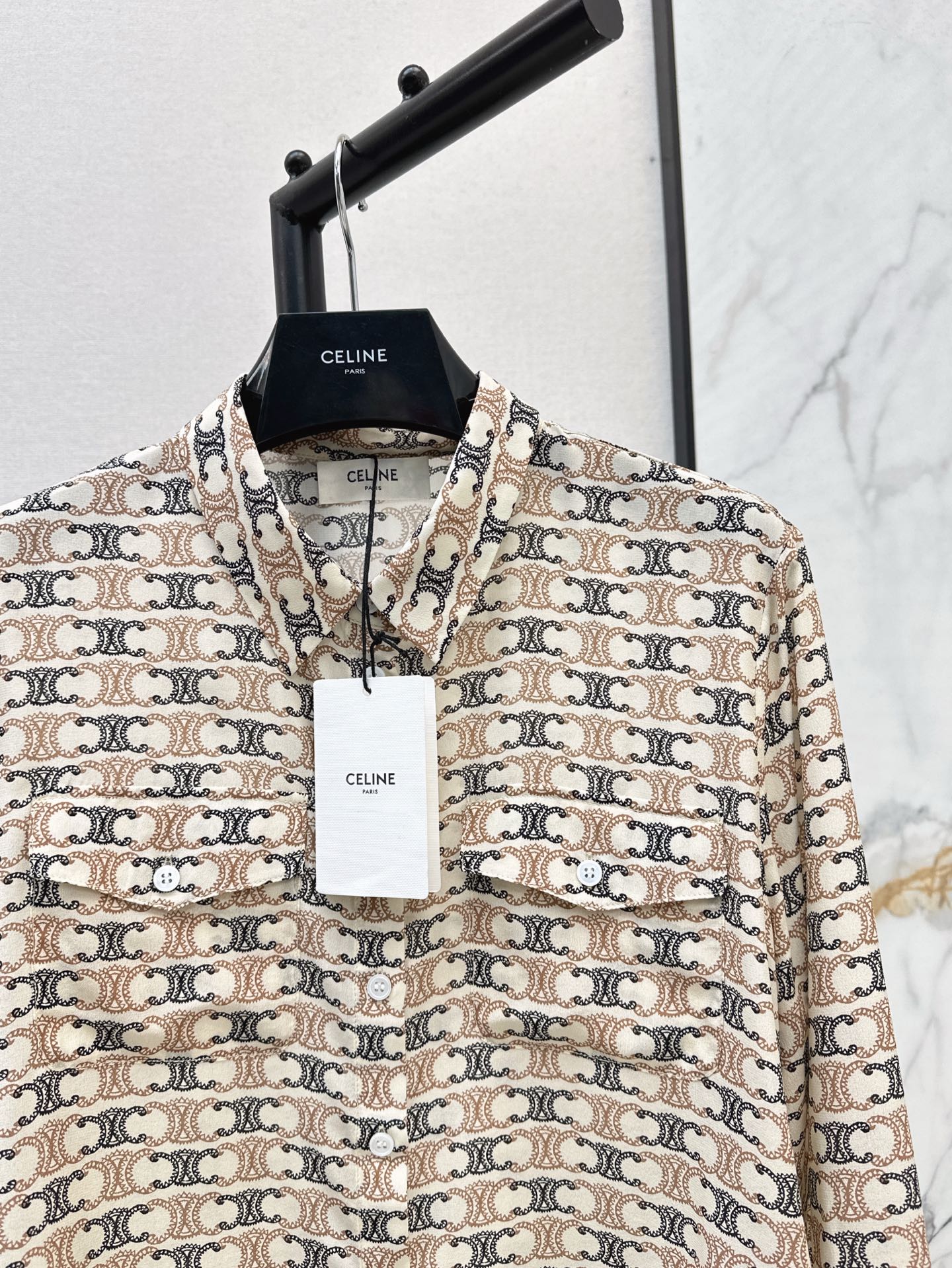 Cel 25ss silk shirt