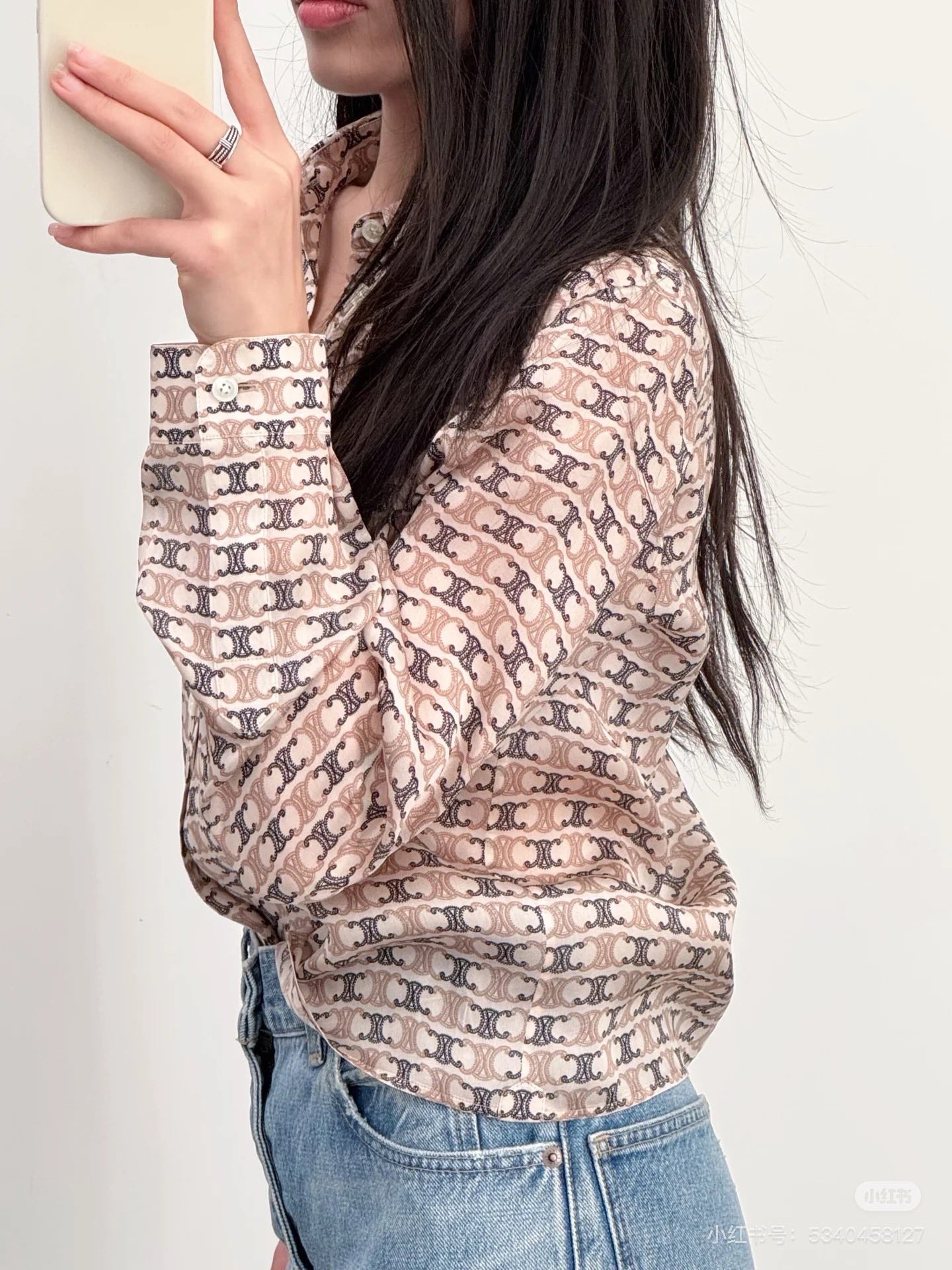 Cel 25ss silk shirt