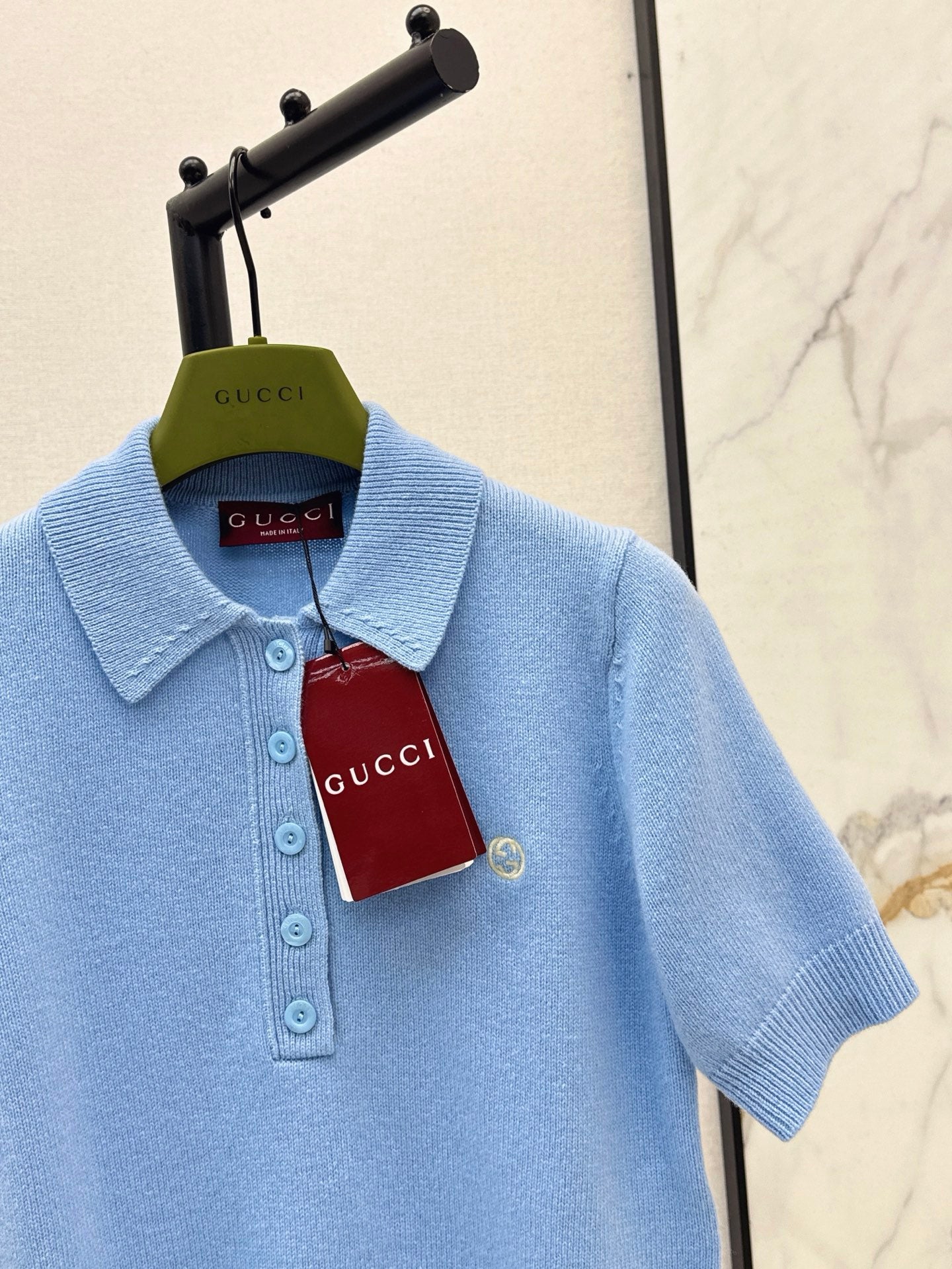 G 25ss knit polo shirt