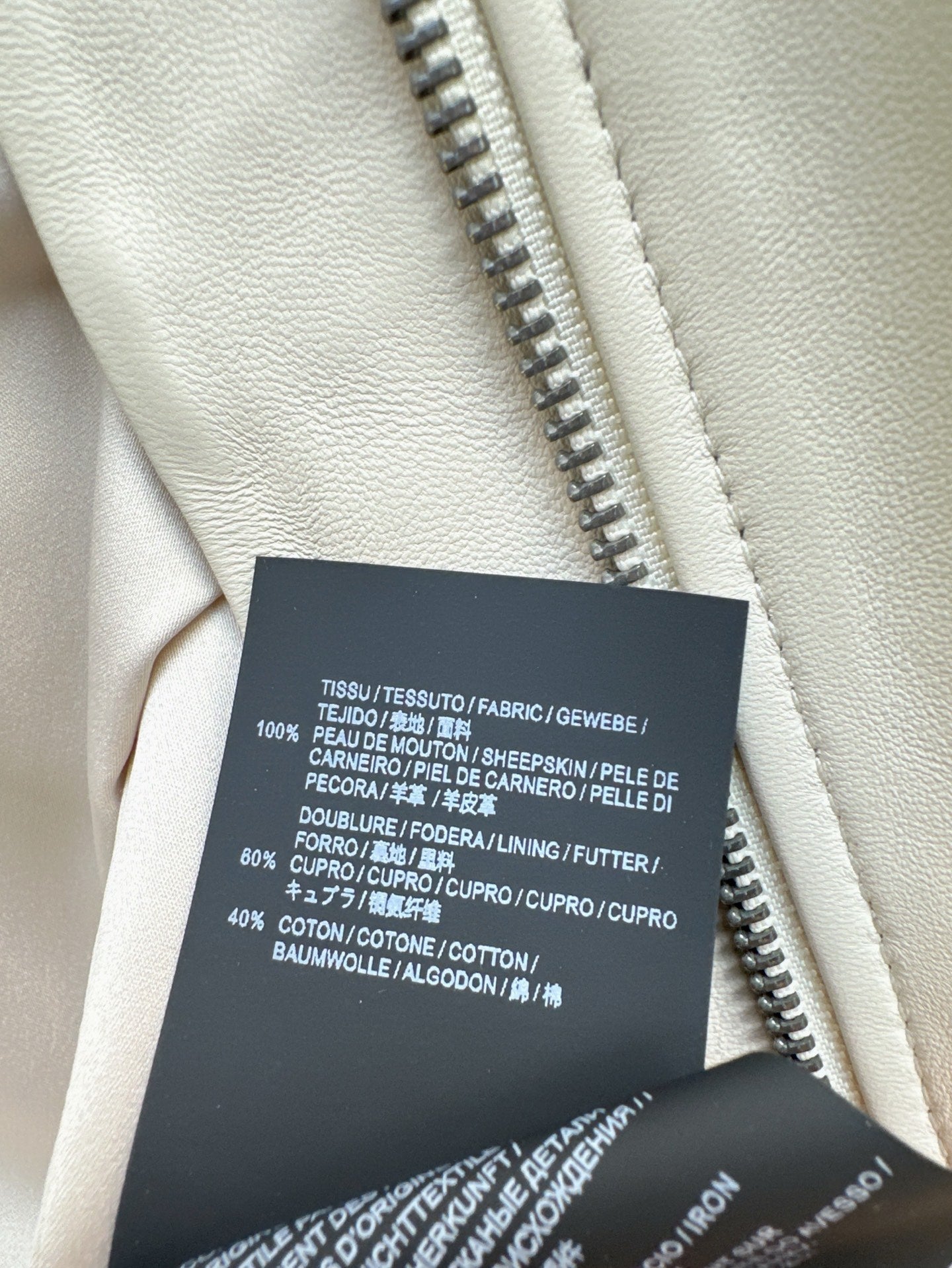 Loe 25ss leather jacket