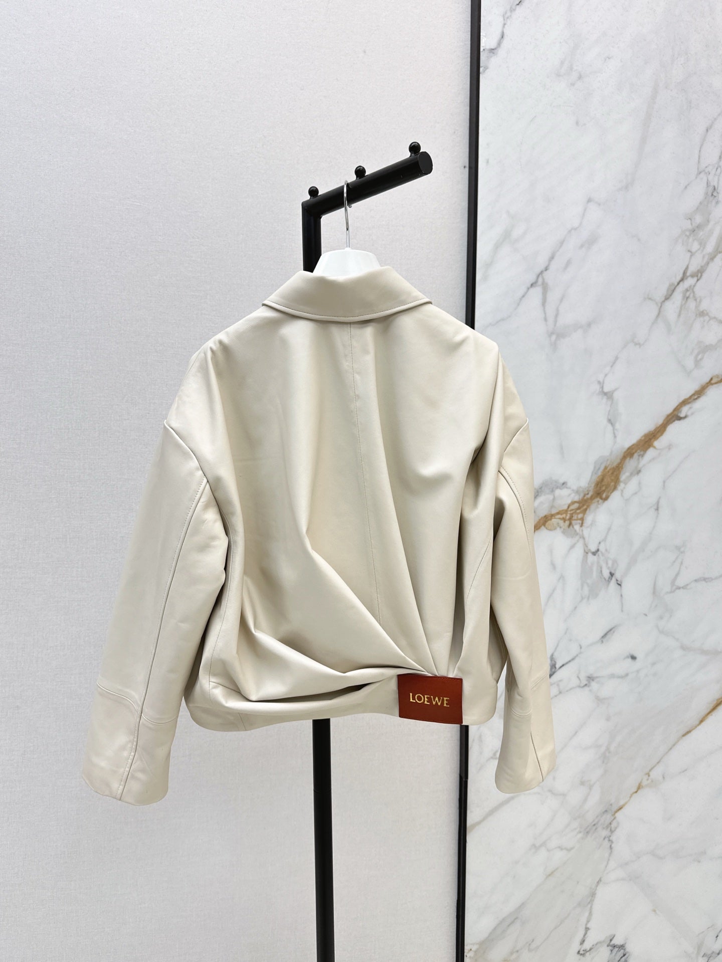 Loe 25ss leather jacket