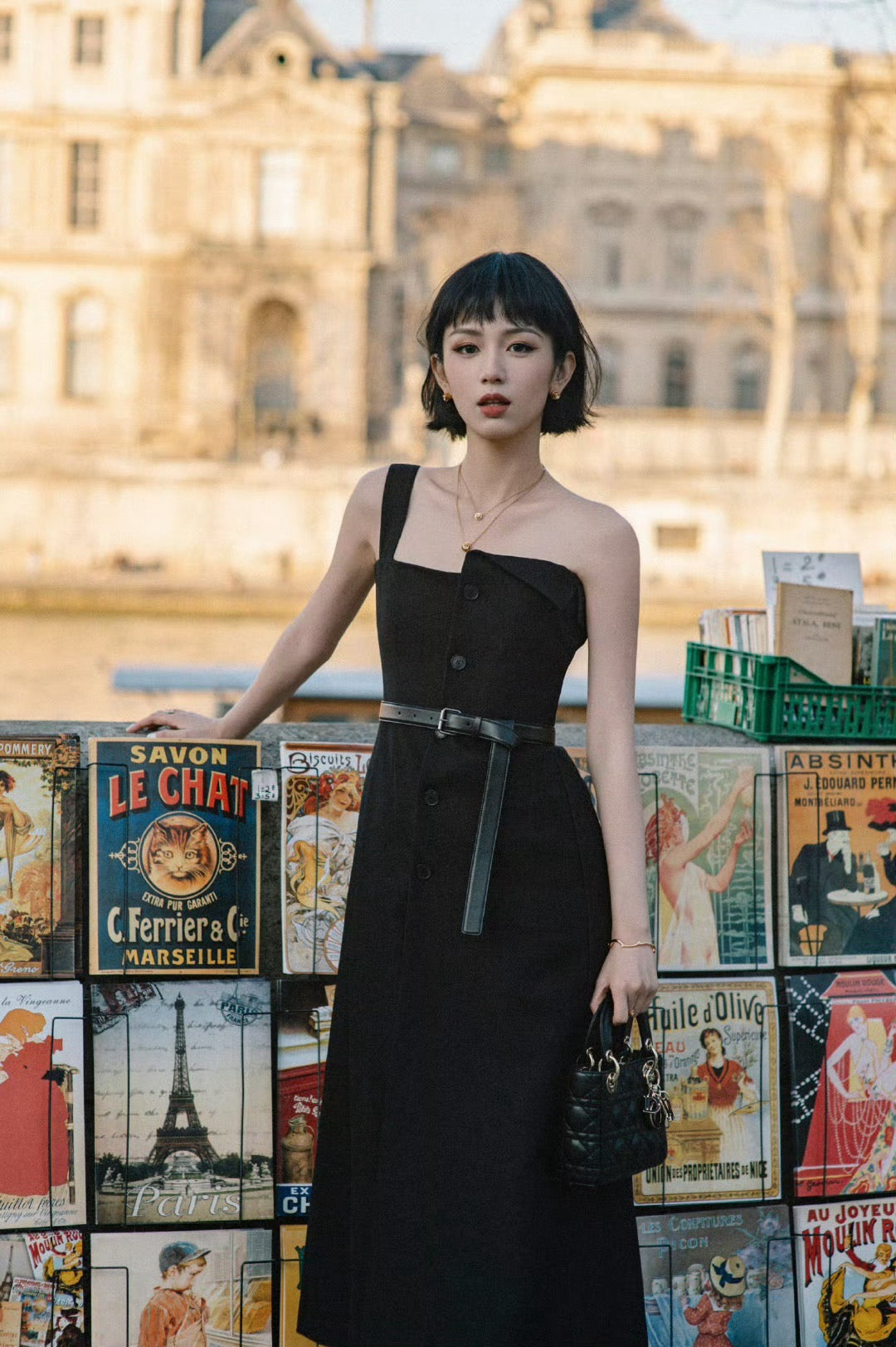 D 25ss one-shoulder dress