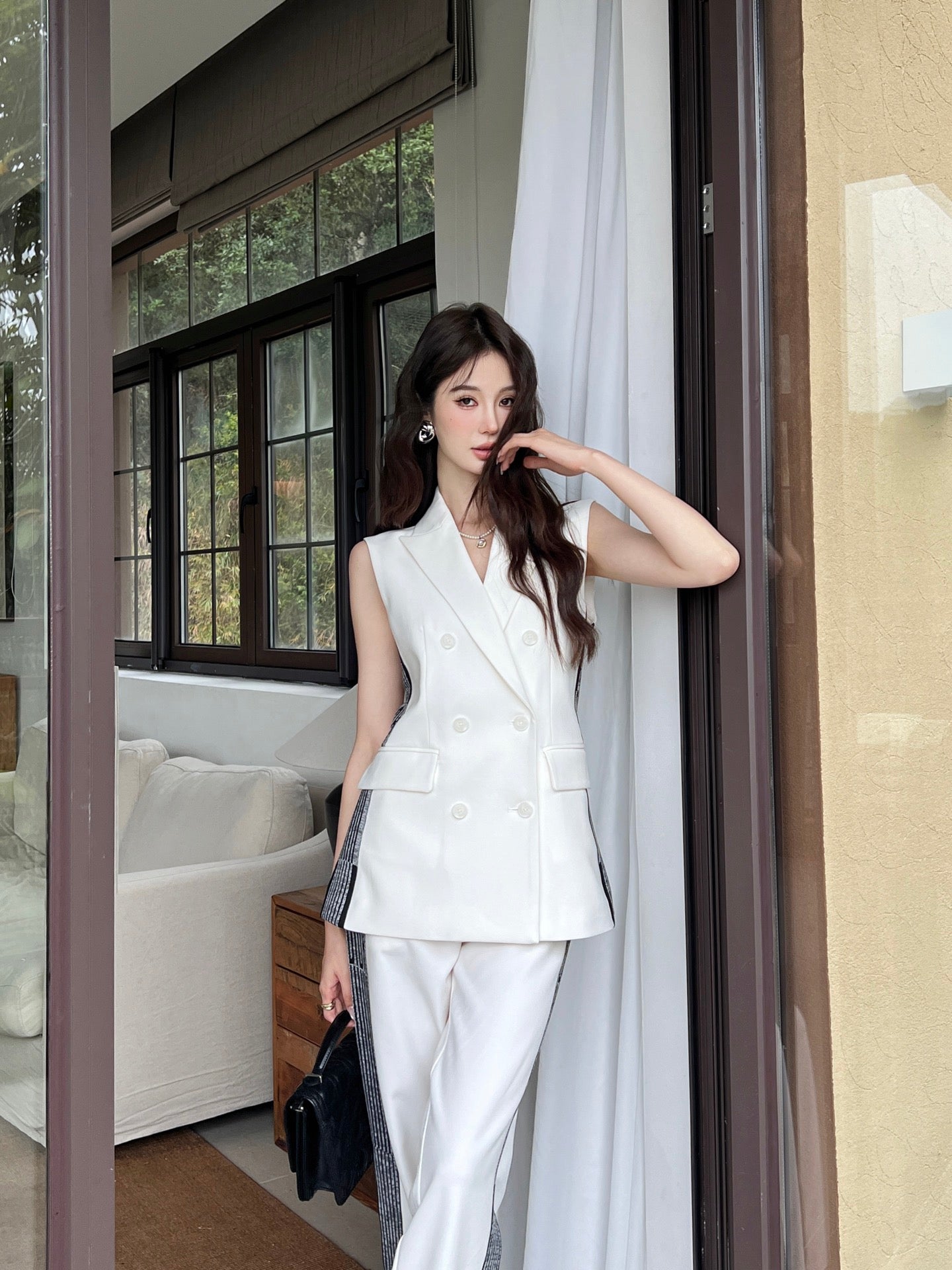 D 25ss vest suit pants set