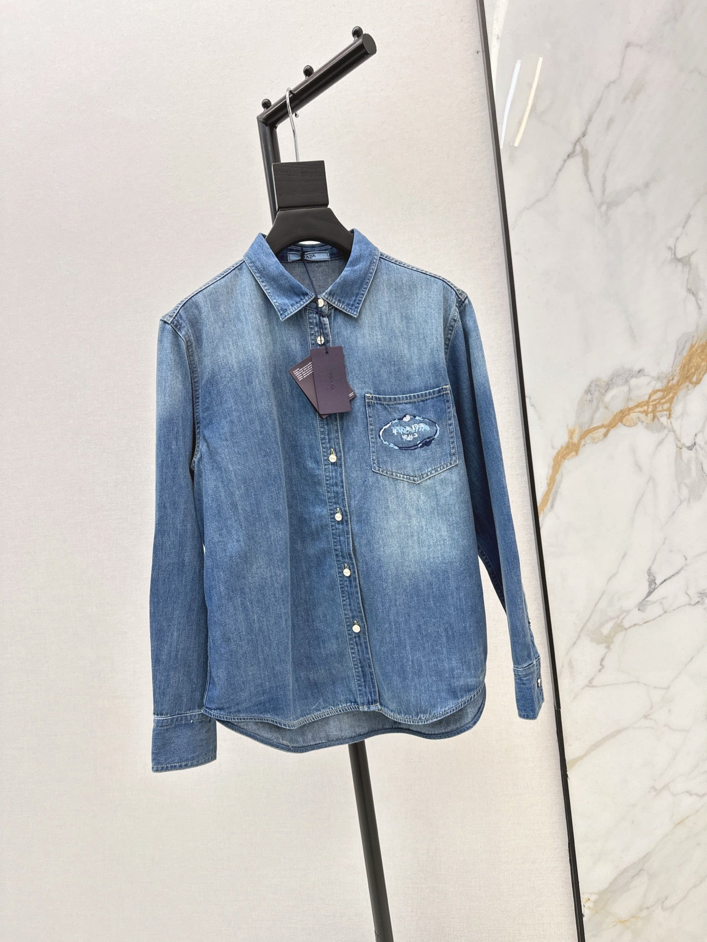 P 25ss denim shirt