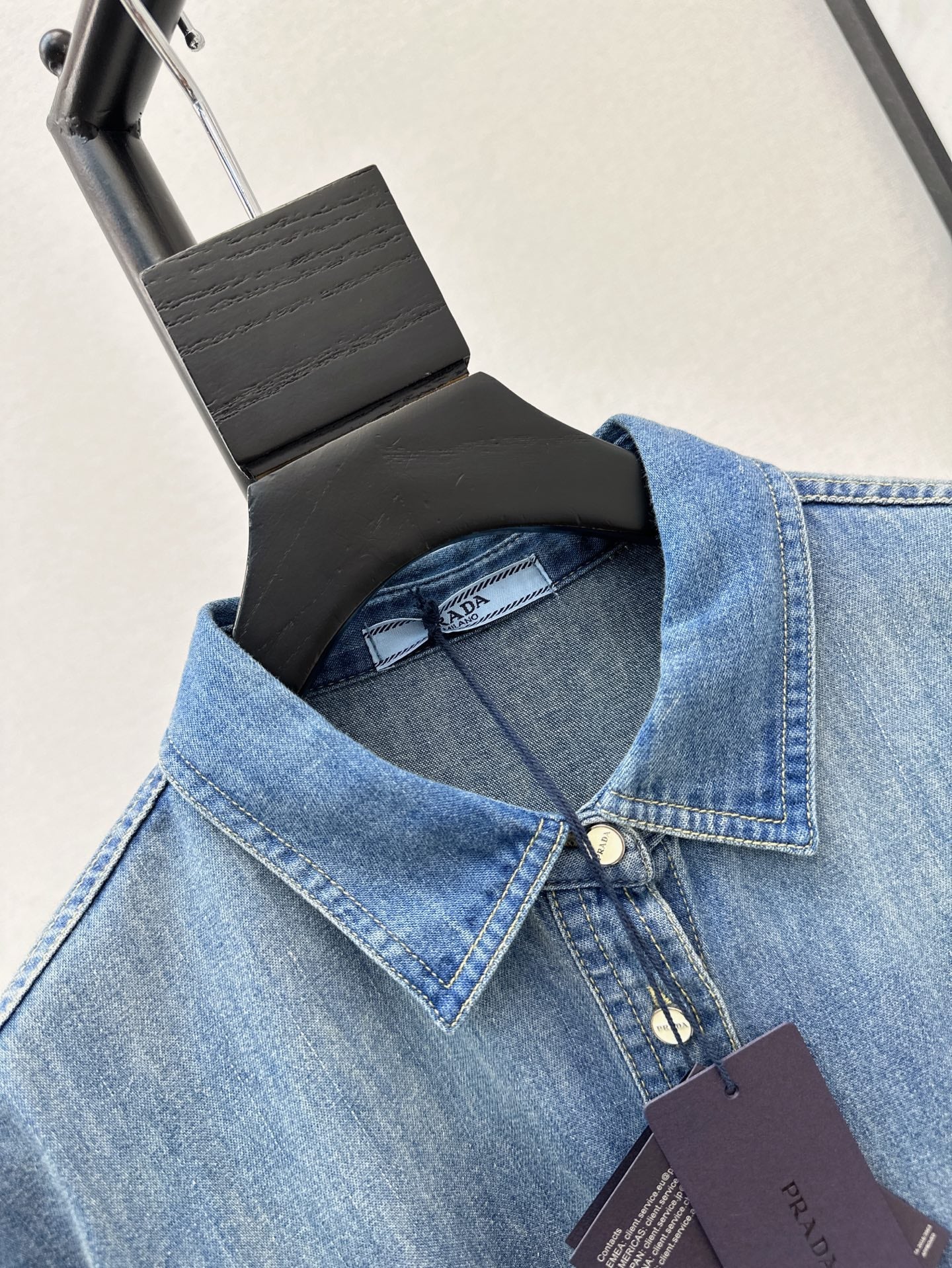 P 25ss denim shirt