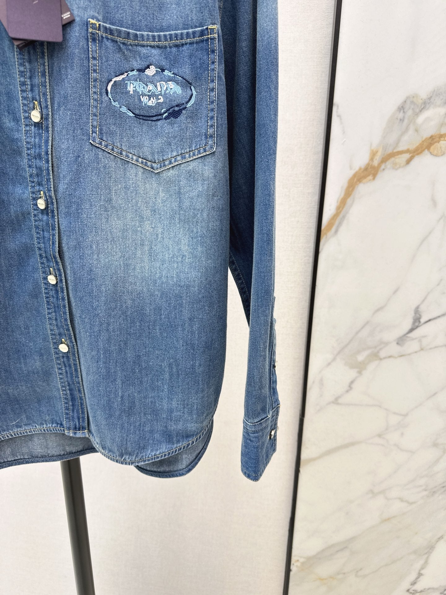 P 25ss denim shirt